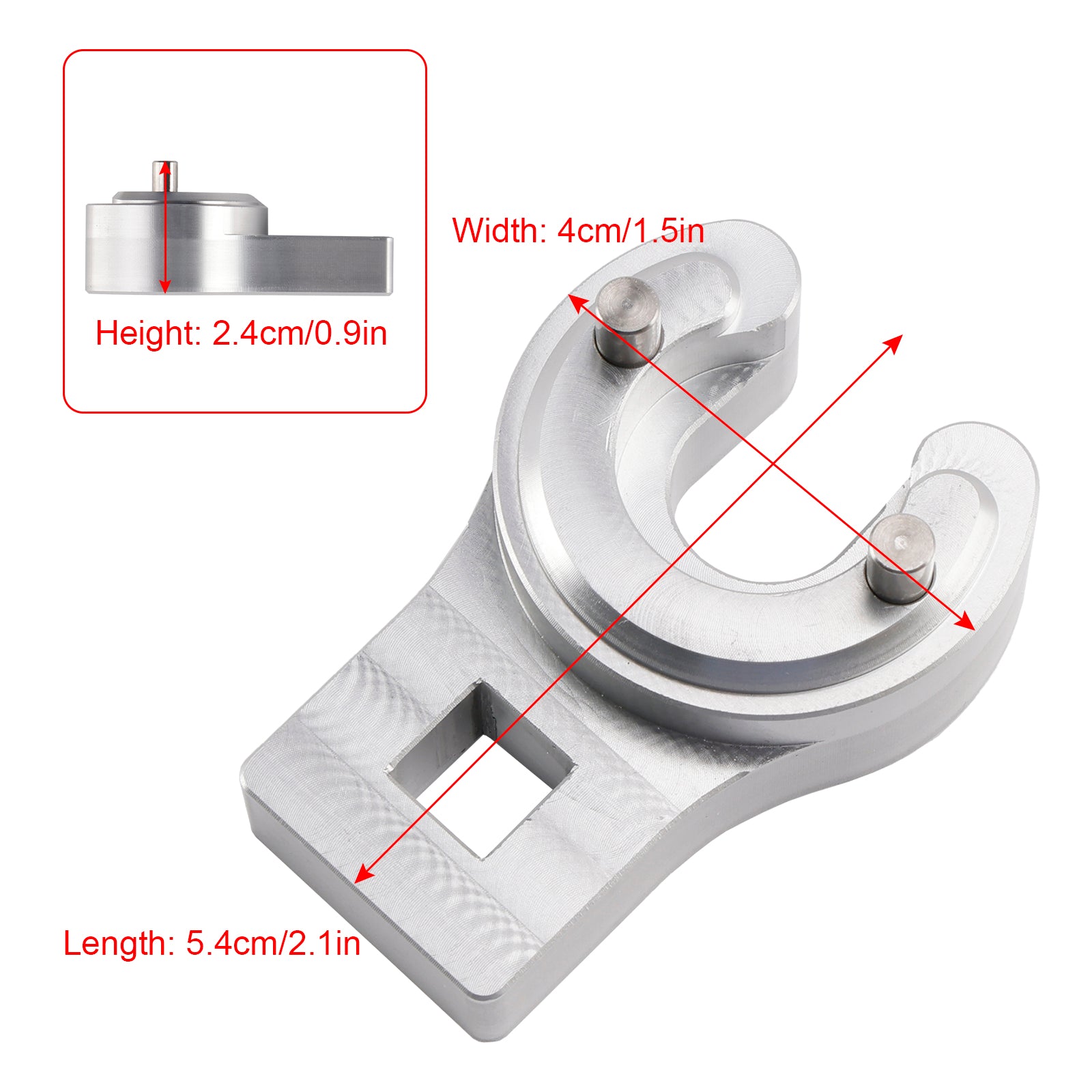 X Clone da chave de chave de choque da Fox PN 398-00-558-Serviço/Reconstrução