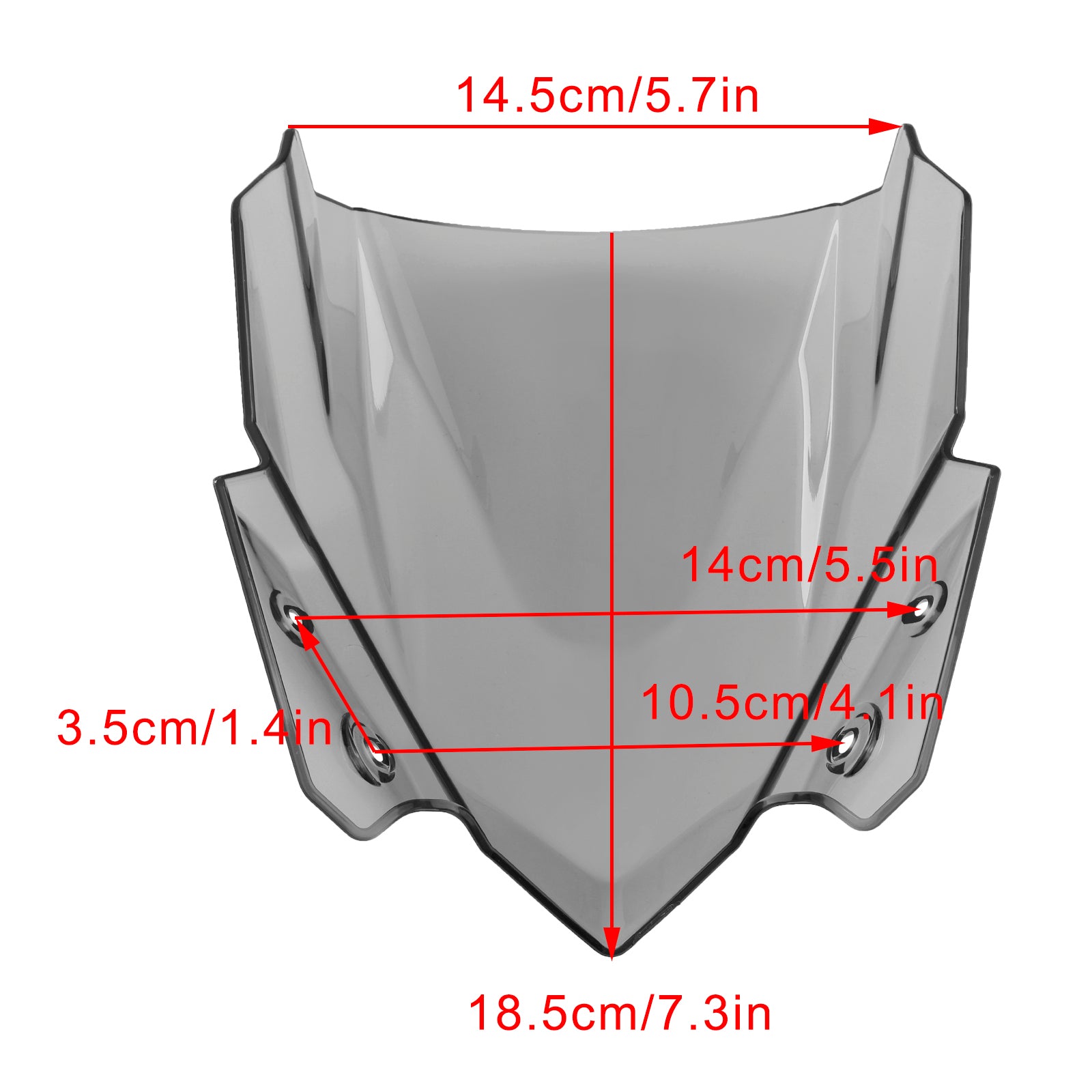 Windshield Windscreen for Kawasaki Z650 2017-2019