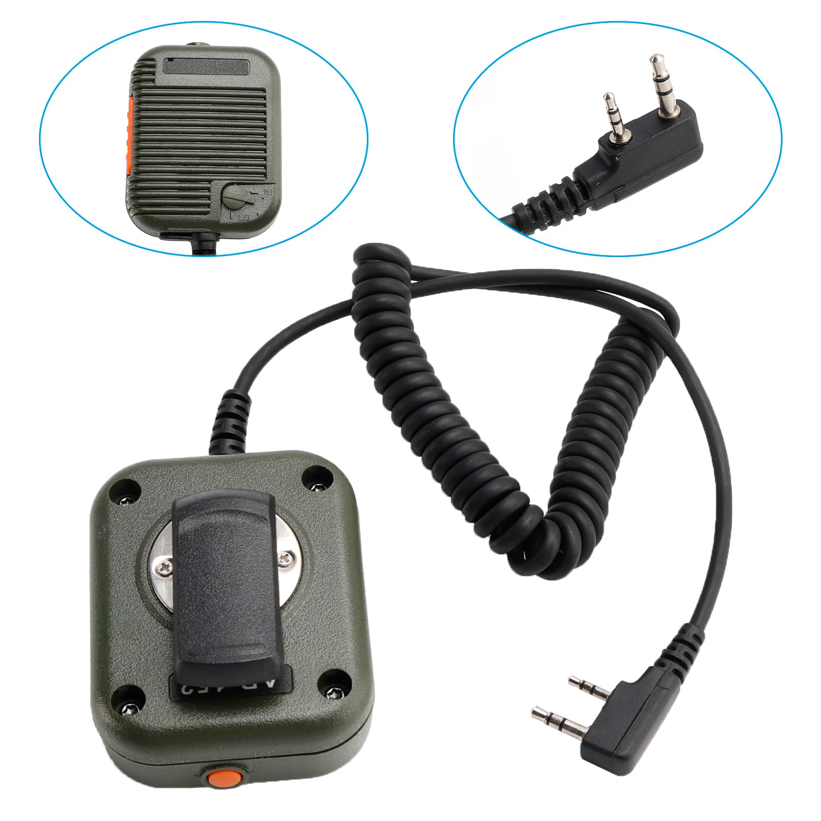 AR-152 microfoonluidspreker voor TK-220 TH-F6 RPV516A KG659 TG-2AT PX-666 UV-5RB