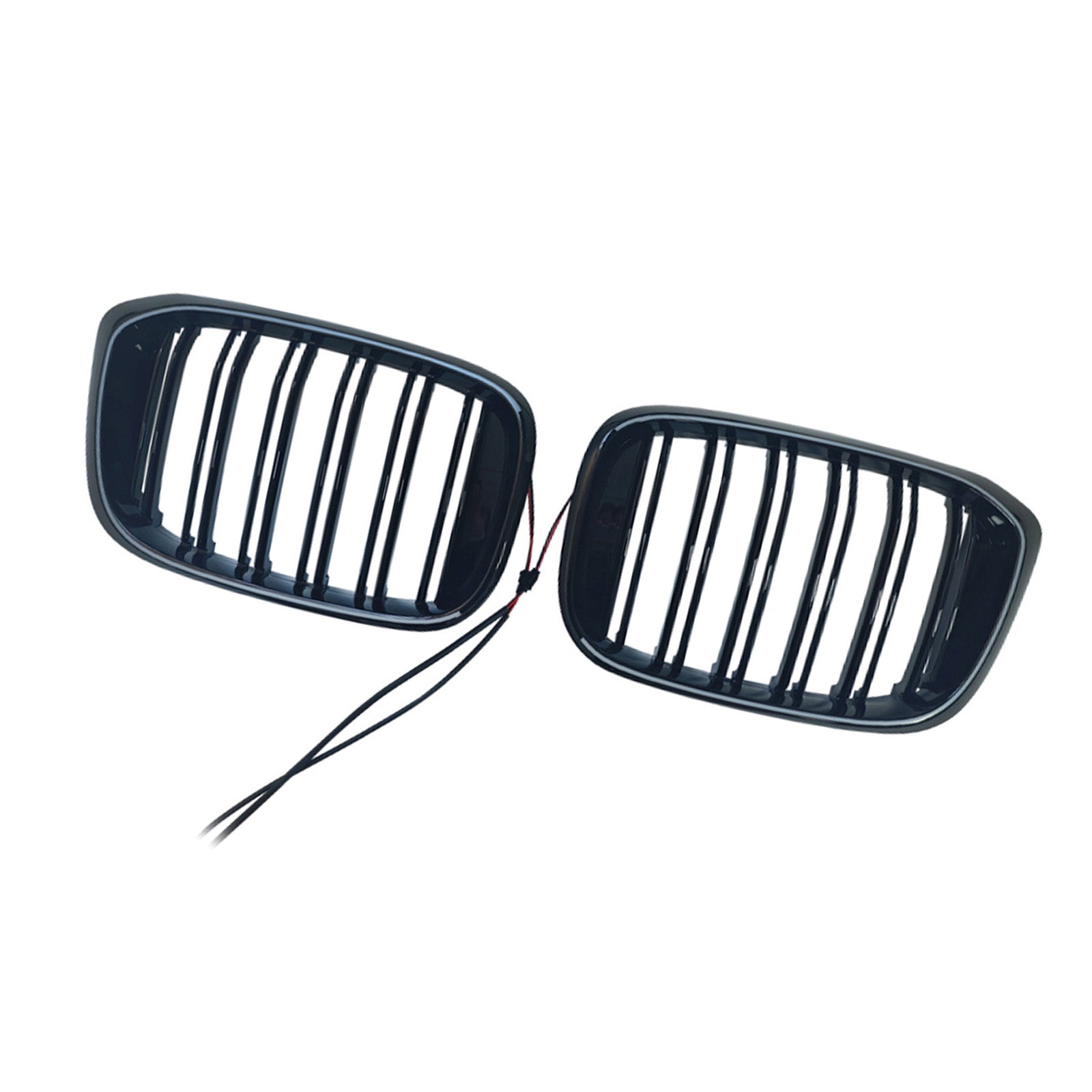 Front Kidney Mesh Grille Grill Fit BMW X4 G02 X3 G01 G08 2018-2021 Pre-Facelift