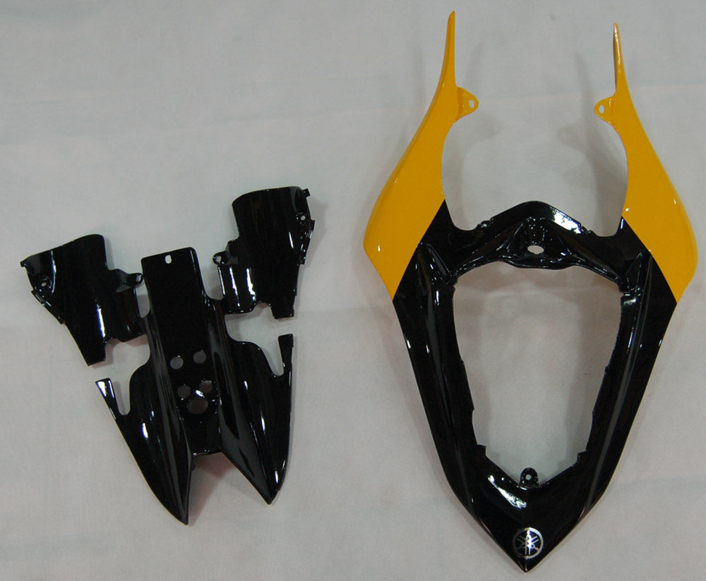 2007-2008 Yamaha YZF-R1 Yellow & Black Flame Racing Fairings Generic