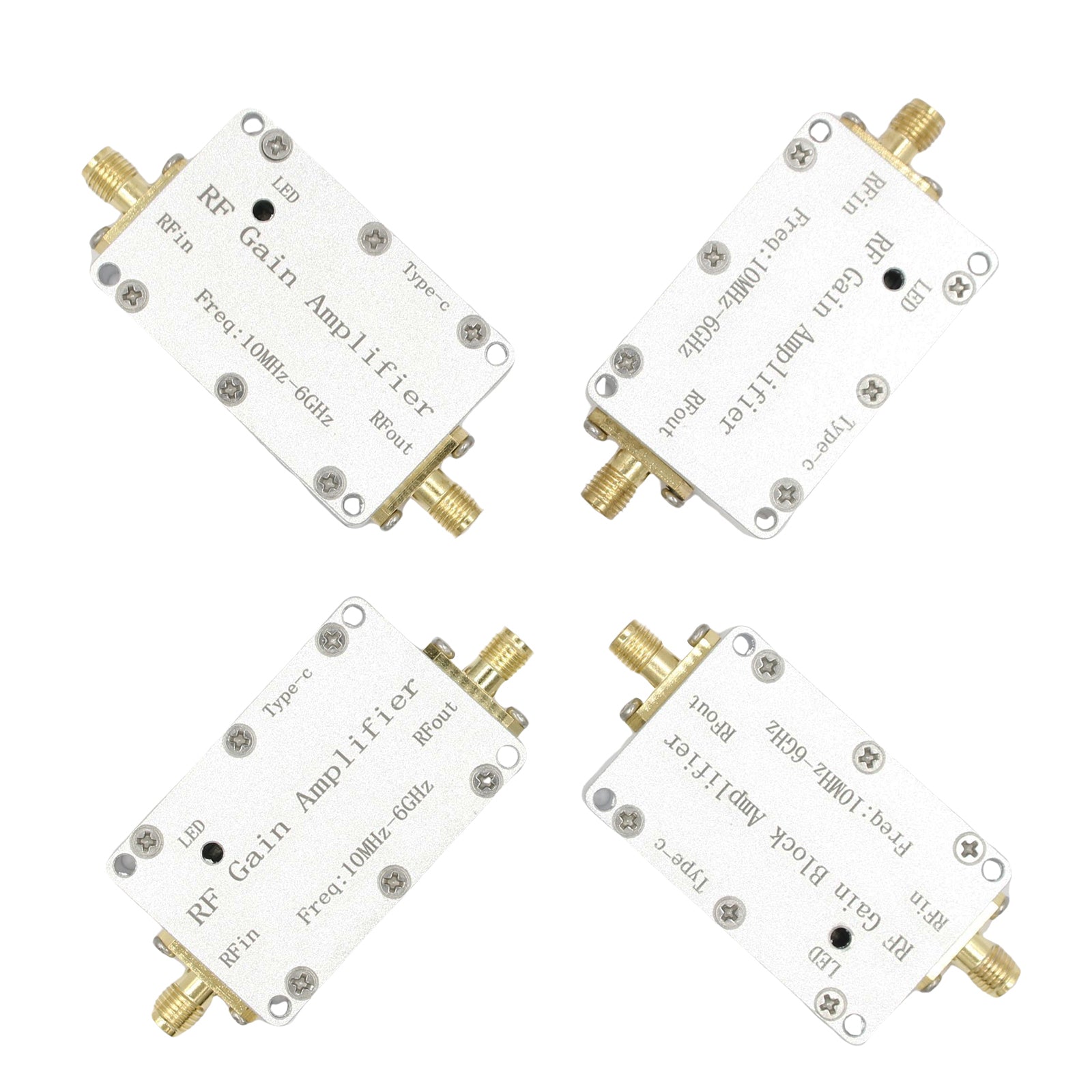 Amplificateur RF 10M-6GHz, 10dB, 20dB, 30dB, 40dB, pilote à Gain élevé, amplificateur de réception