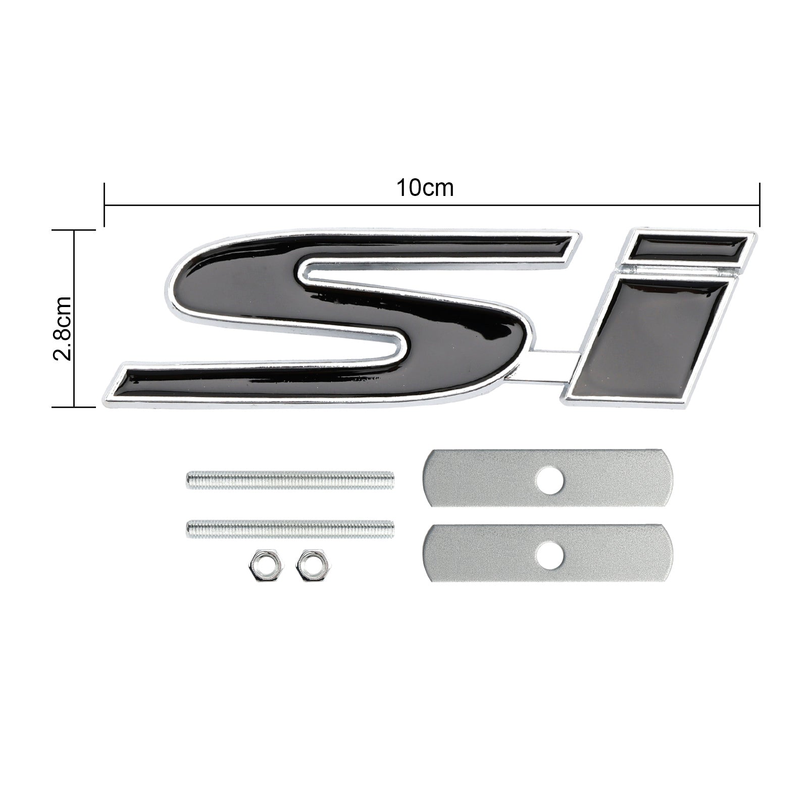 Si Front Grille Emblem Decal Badge for Honda