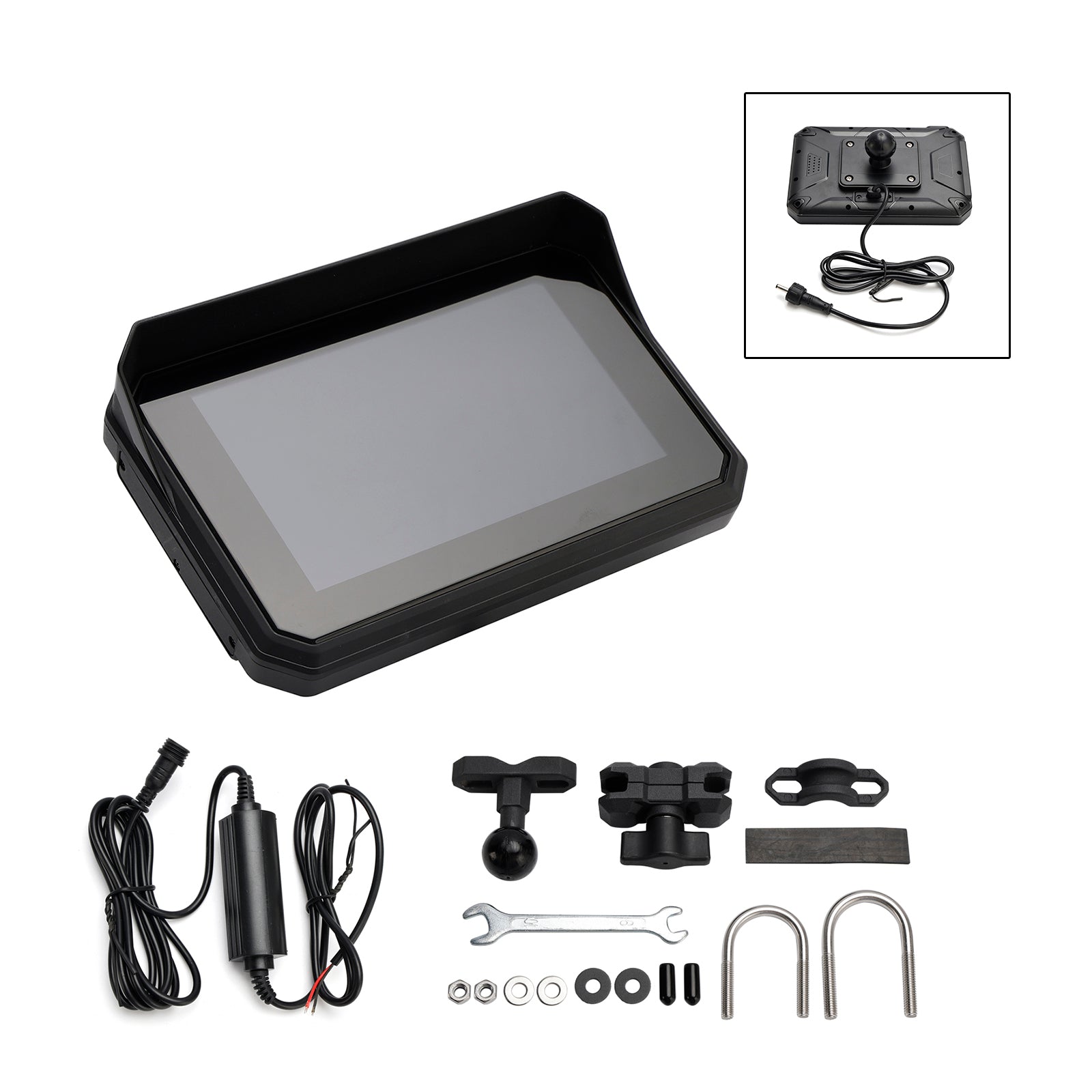 5 -palcový univerzálny rekordér DVR CarPlay Touch Screen pre motocykel skútra