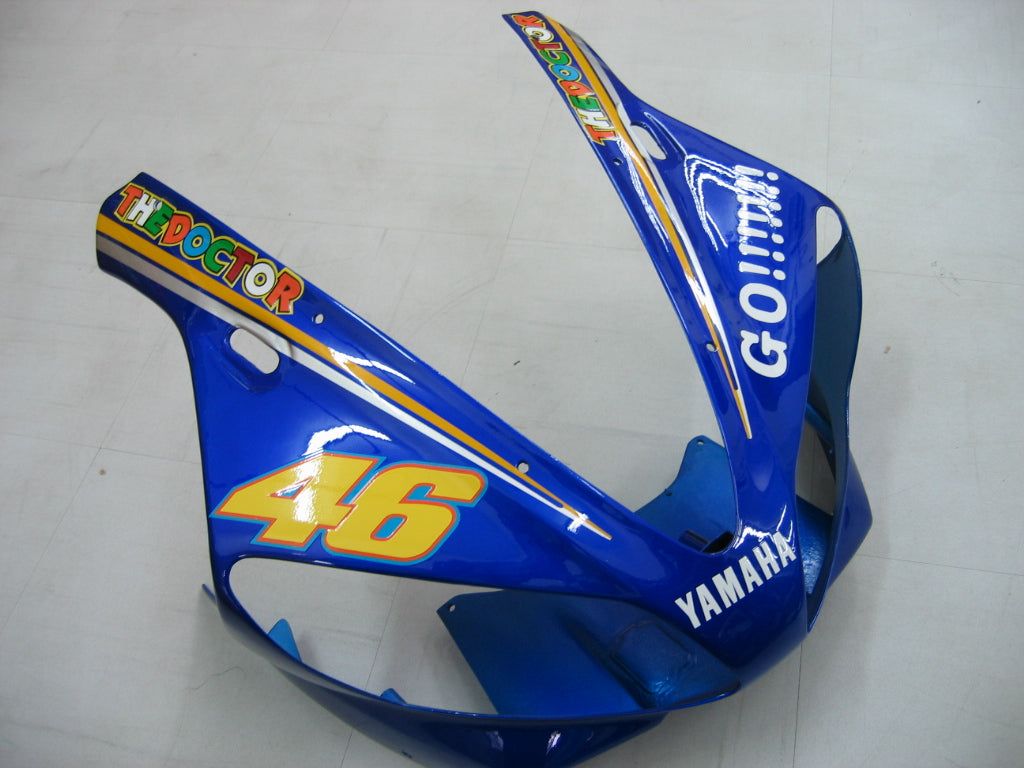 2000-2001 Yamaha YZF-R1 Bleu Blanc No.46 R1 Racing Carénages Générique