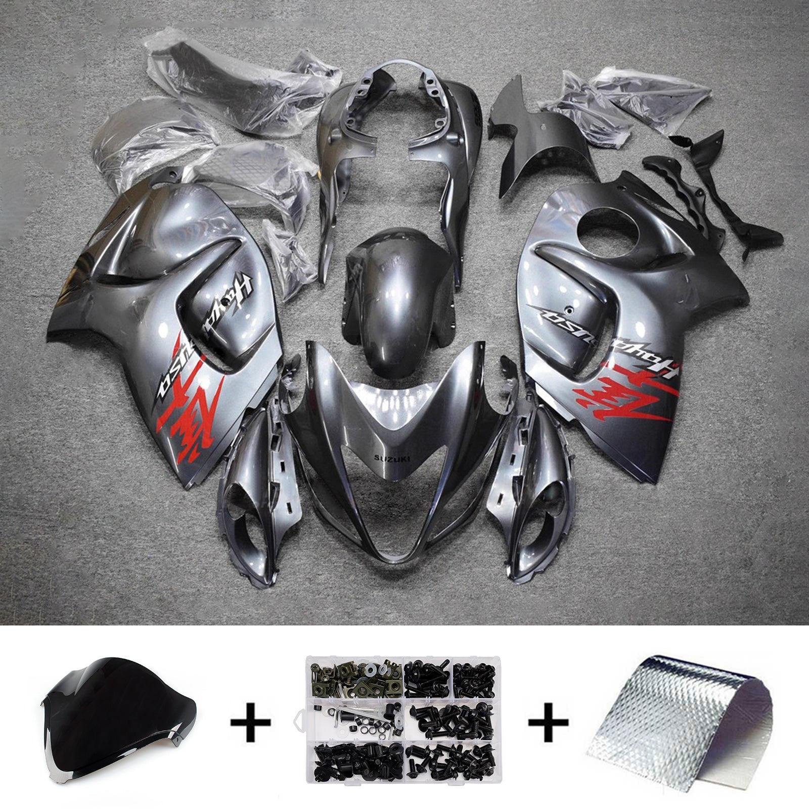 Injection Fairing Kit Bodywork Plastic ABS For Suzuki Hayabusa GSX1300R 2008-2020