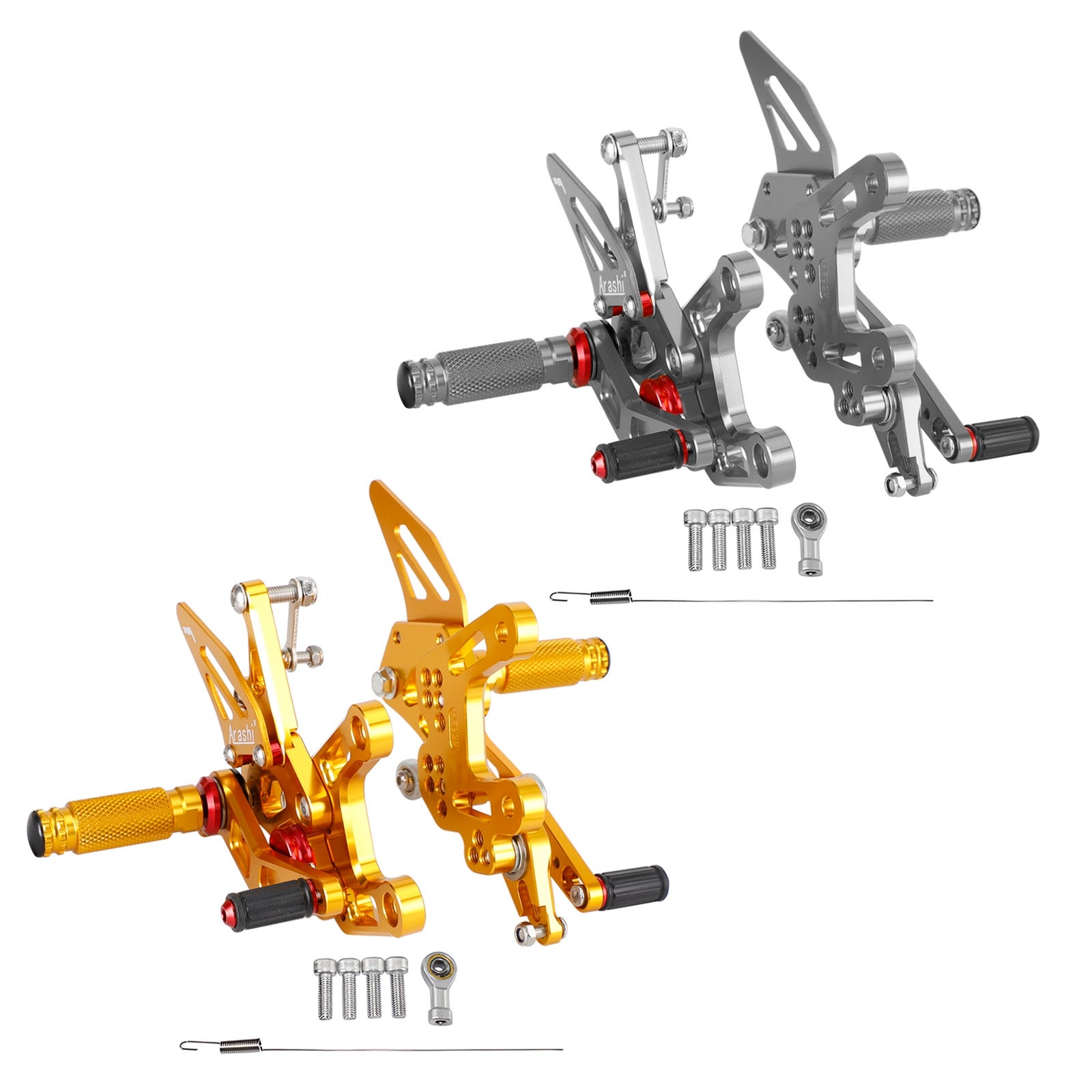 2021-2023 Kawasaki ZX-10R ZX10 ZX1000 CNC Aluminum Rearsets Footpegs Fits