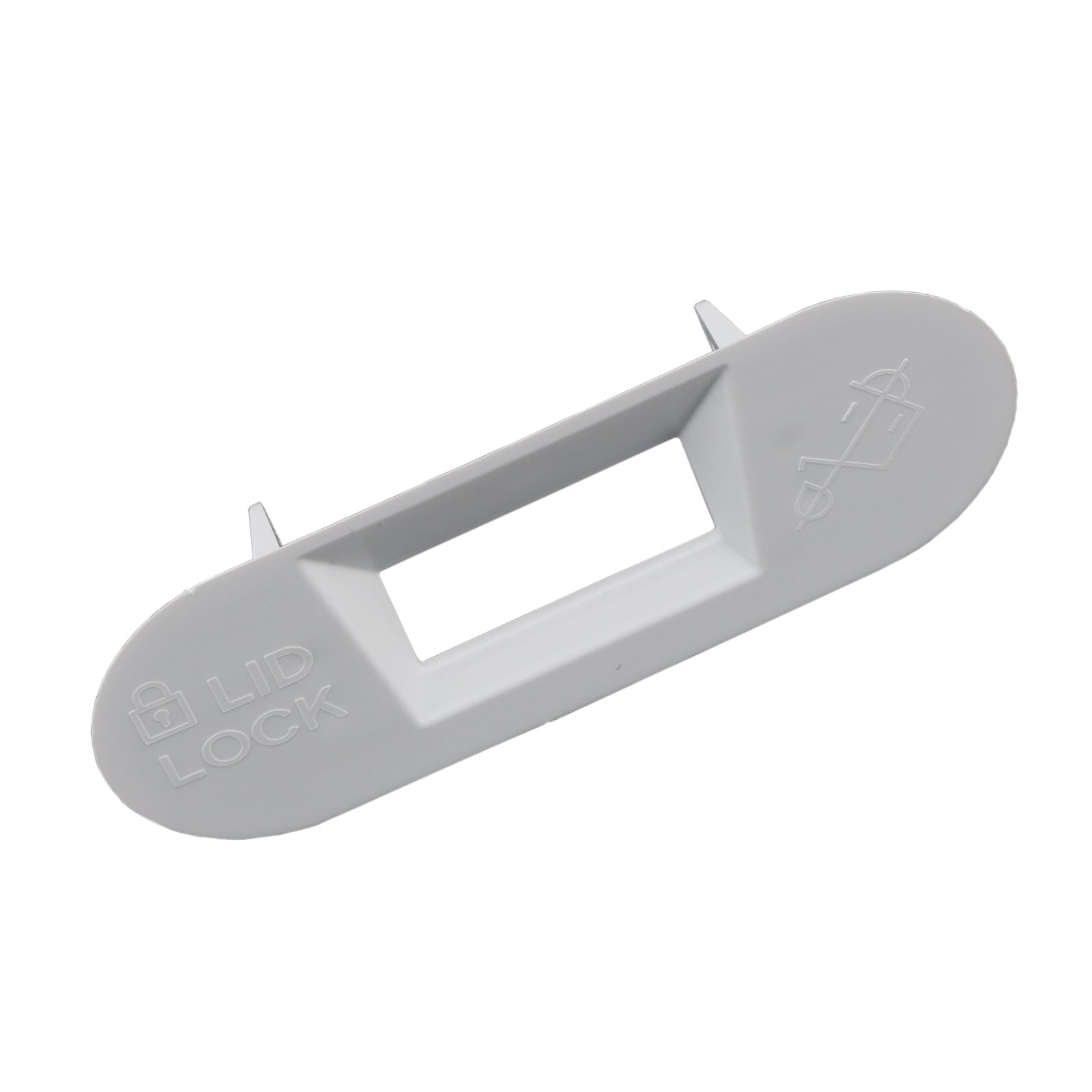 W11545554 Lås på vaskemaskinlokk, hvit