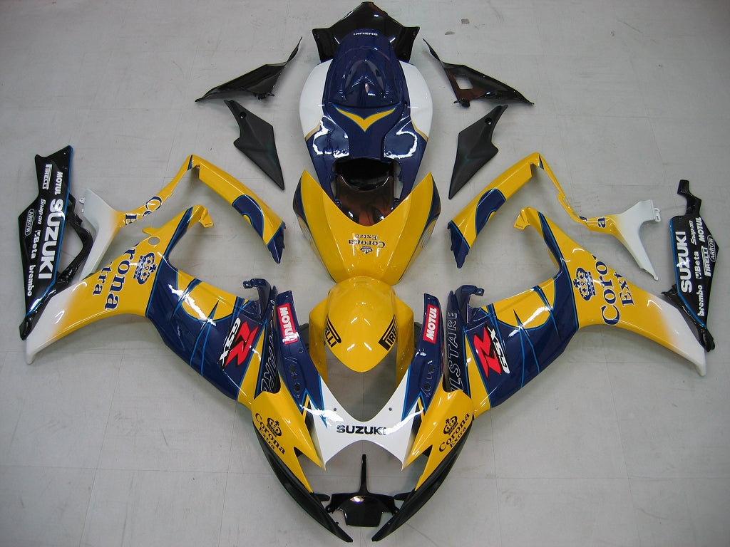 2006-2007 GSXR 600/750 Bodywork Fairing ABS Injection Molded Plastics Set Generic