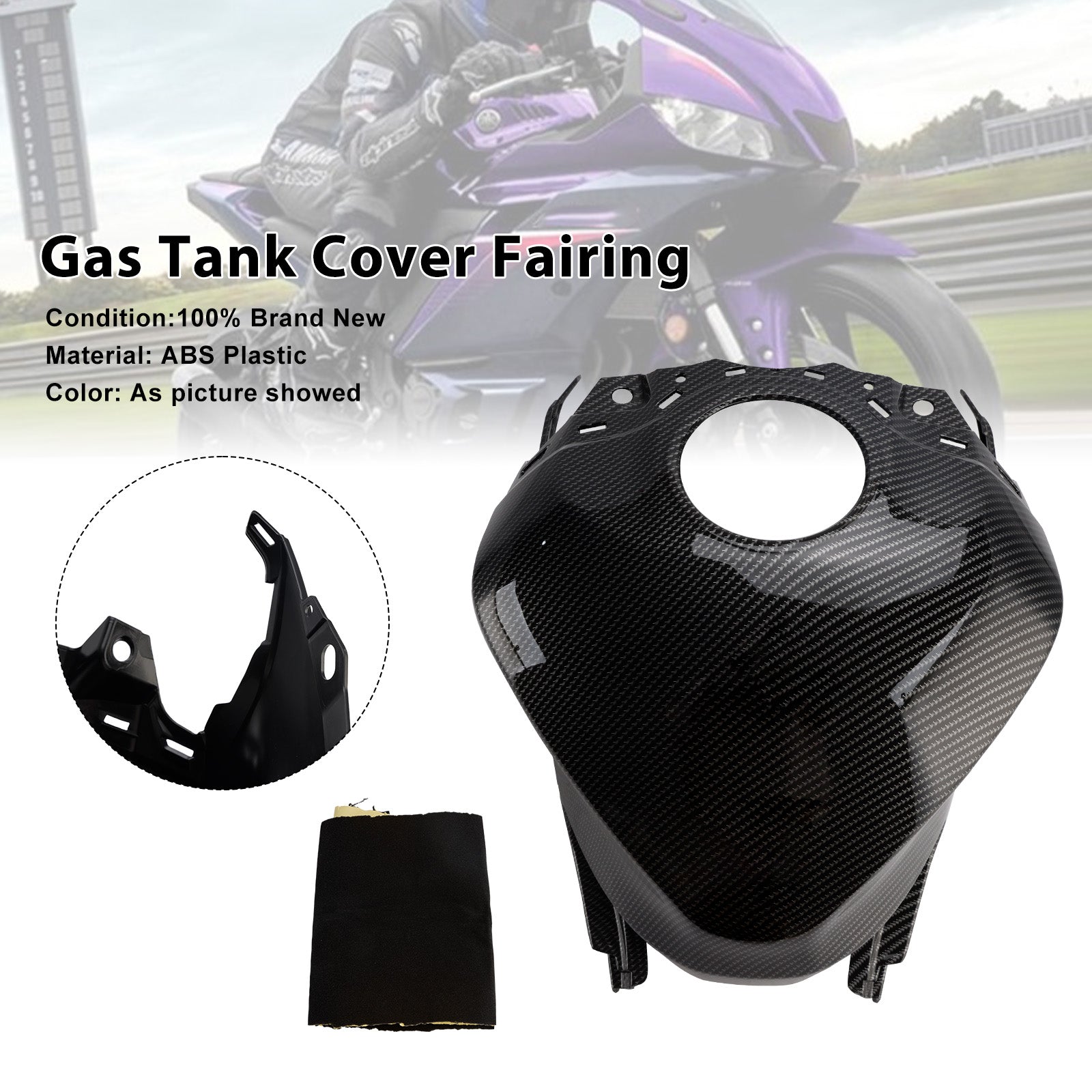 Protecteur de carénage de couvercle de réservoir de gaz, pour Yamaha YZF-R3 R25 2025 – 2026