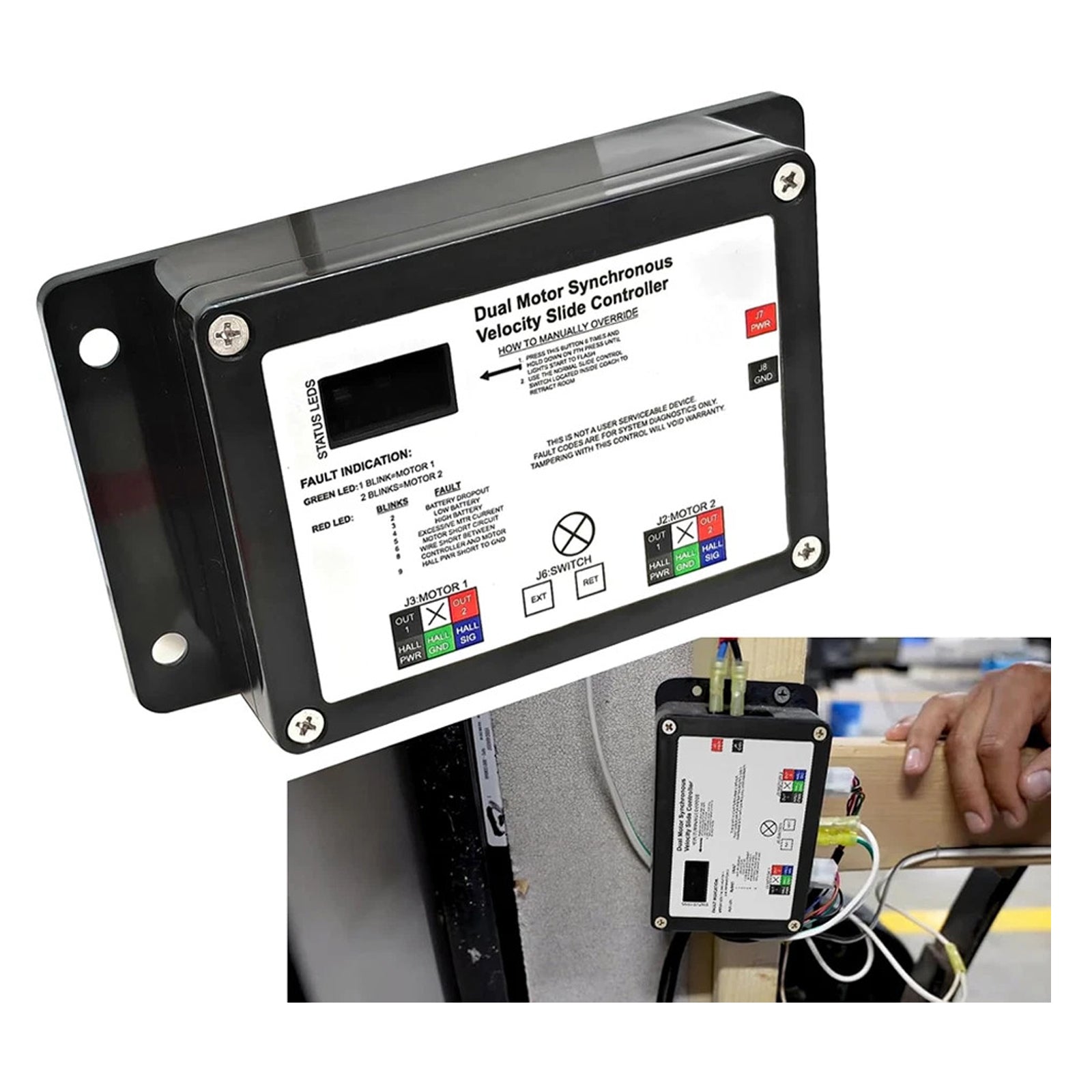 13398-D0 Dual Motor Synchronous Velocity Slide Controller For Lippert V-Sync II