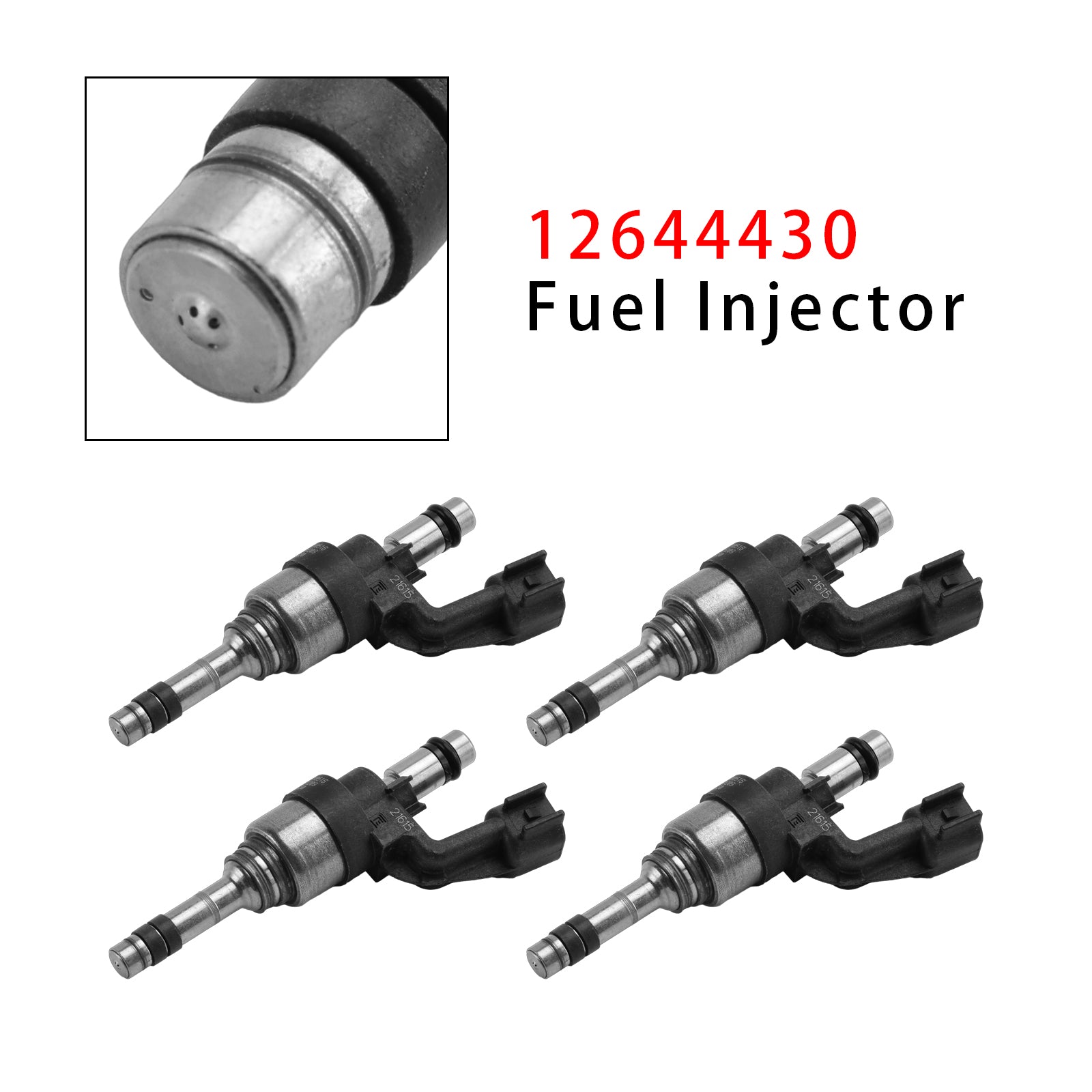 4Pcs Fuel Injector For Chevrolet Volt 1.5L Electric/Gas 2016-2019 12644430