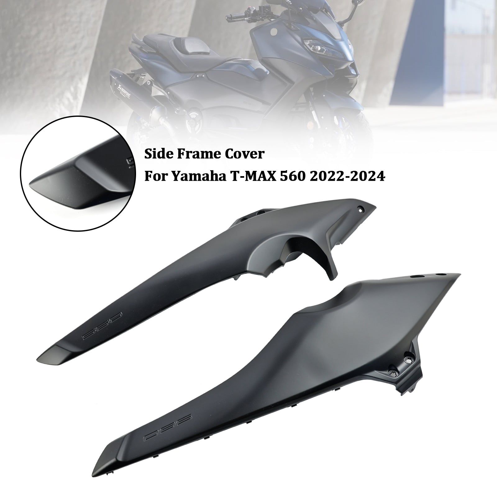 Side Frame Cover Panels Fairing Cowls For Yamaha T-MAX 560 2022-2024