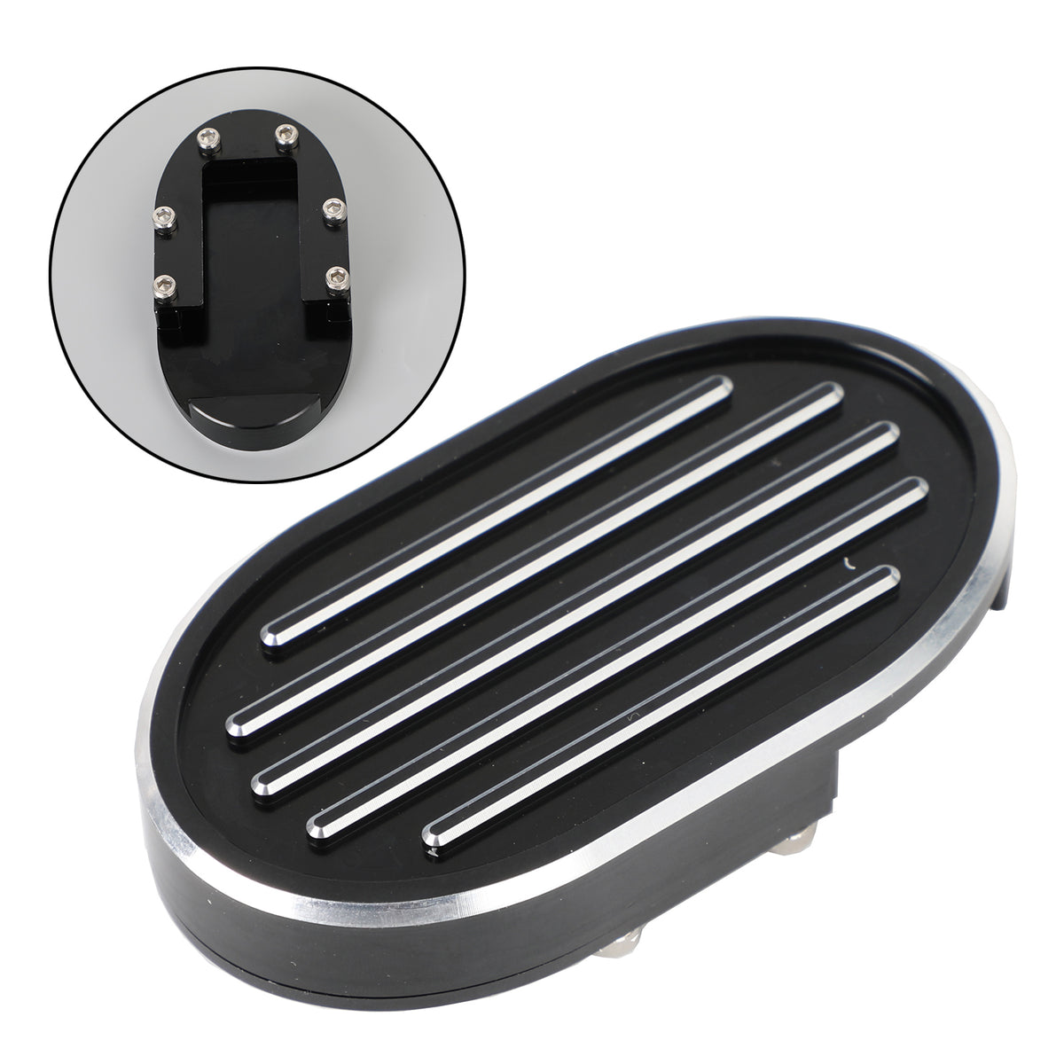 Harley Xl1200 all years Extension Brake Foot Pedal Enlarger Pad Aluminium Black Generic