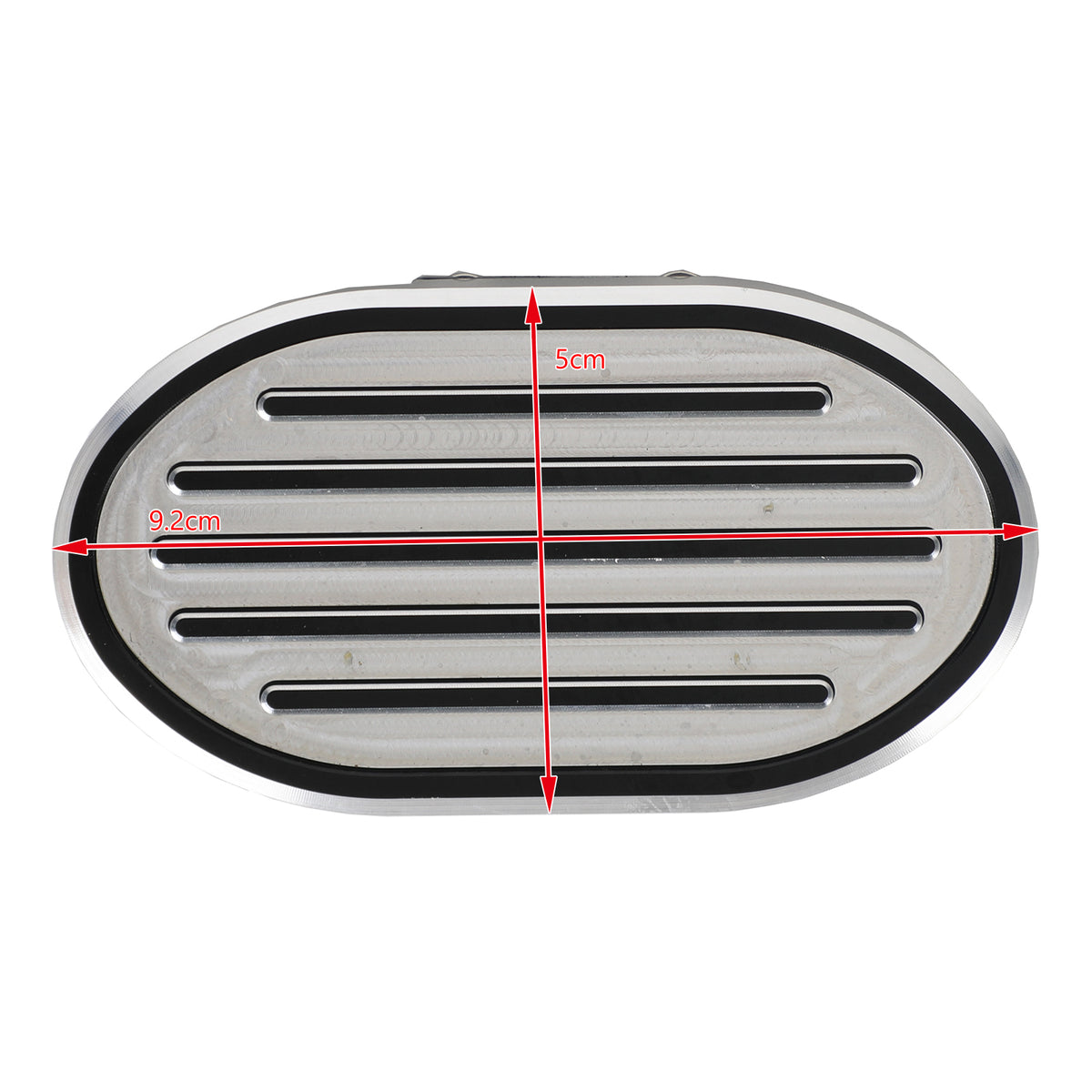 Harley Xl883 all years Extension Brake Foot Pedal Enlarger Pad Aluminium Black Generic