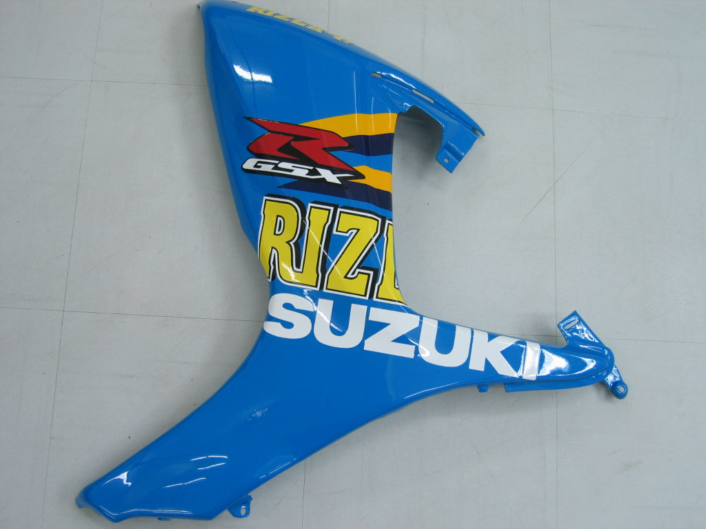 2006-2007 Suzuki GSXR 600 750 blauwe Rizla Racing stroomlijnkappen algemeen