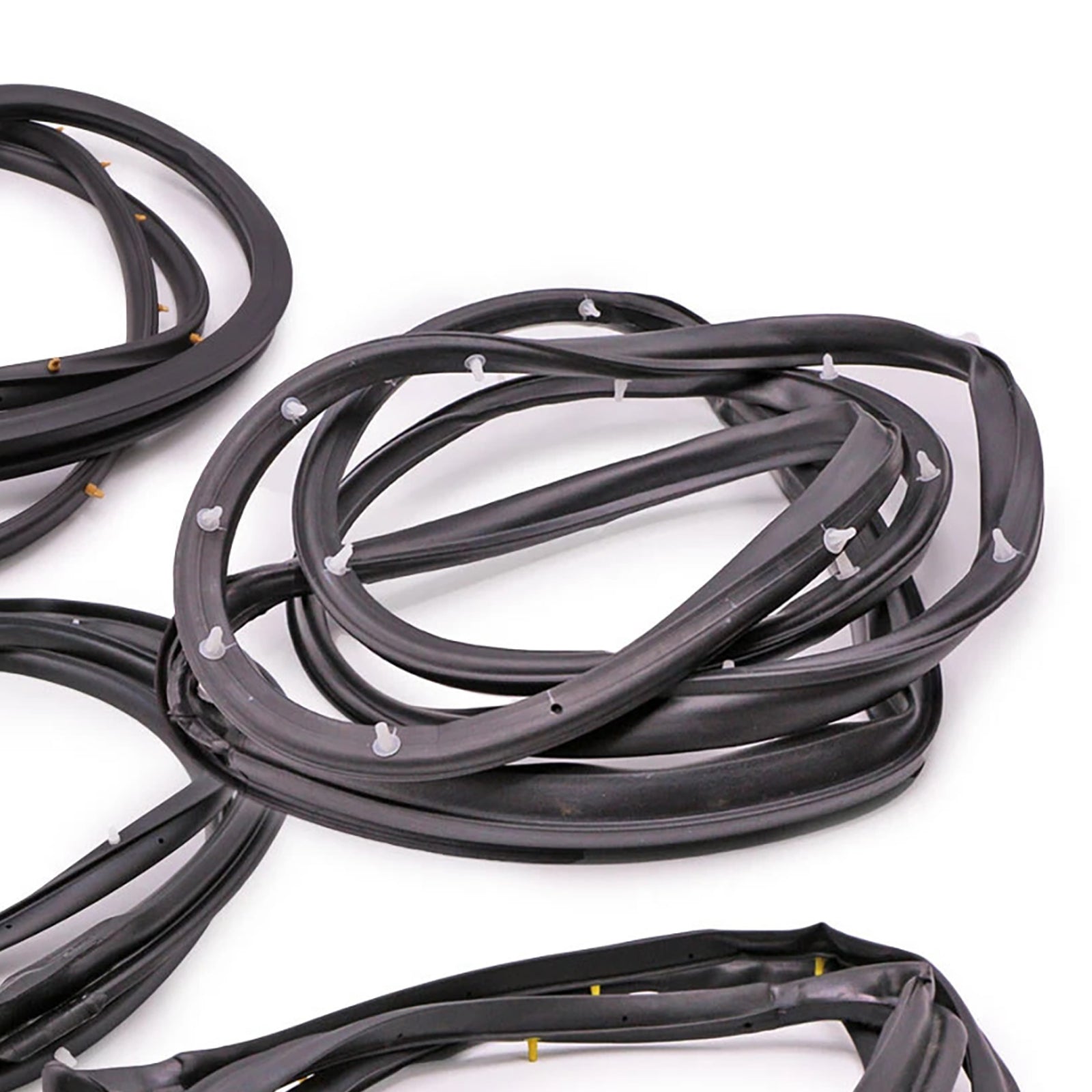 1998-2005  Nissan D22 Frontier 4Dr Double Cab 4PCS Front Rear Door Rubber Seal Weatherstrip 80831-2S400