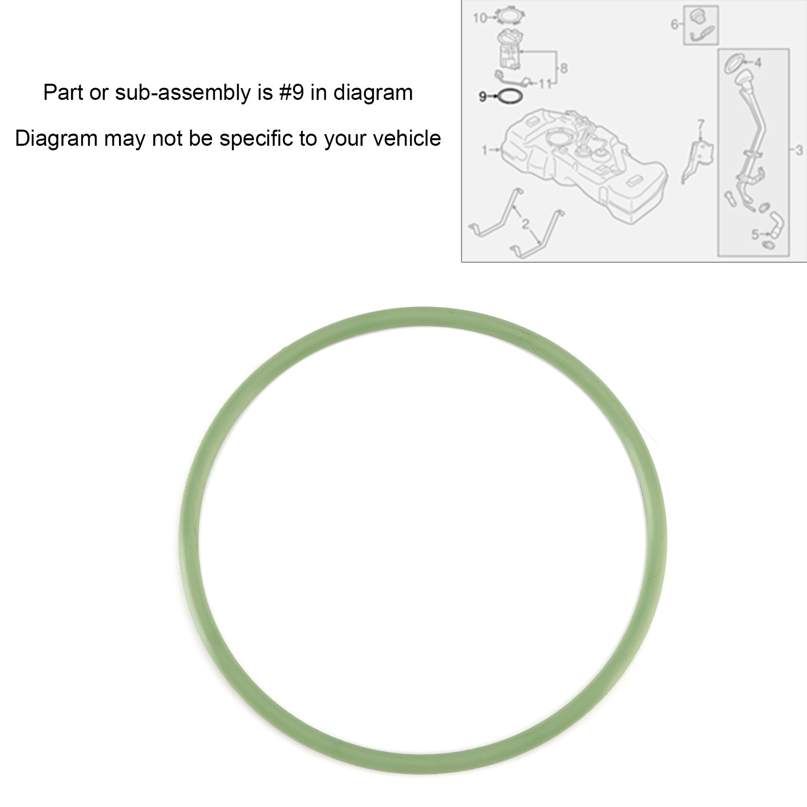 2PCS 17342-EM30A Tesnenie Tesnenia palivového čerpadla pre Nissan Rogue Juke Sentra 07-19