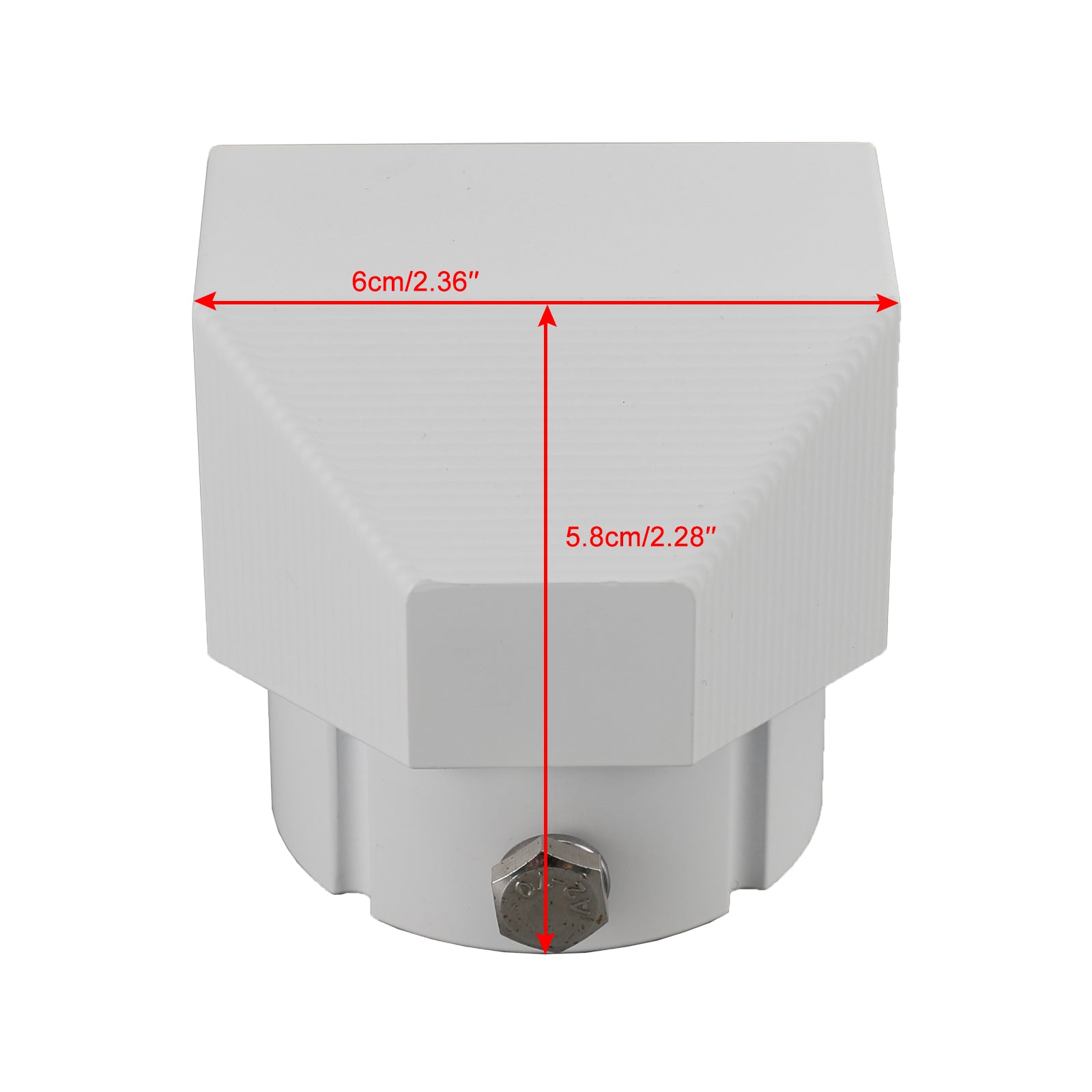 2PCS Alminum Replacement Part End Plug Solid For Dometic SUNCHASER II Awning