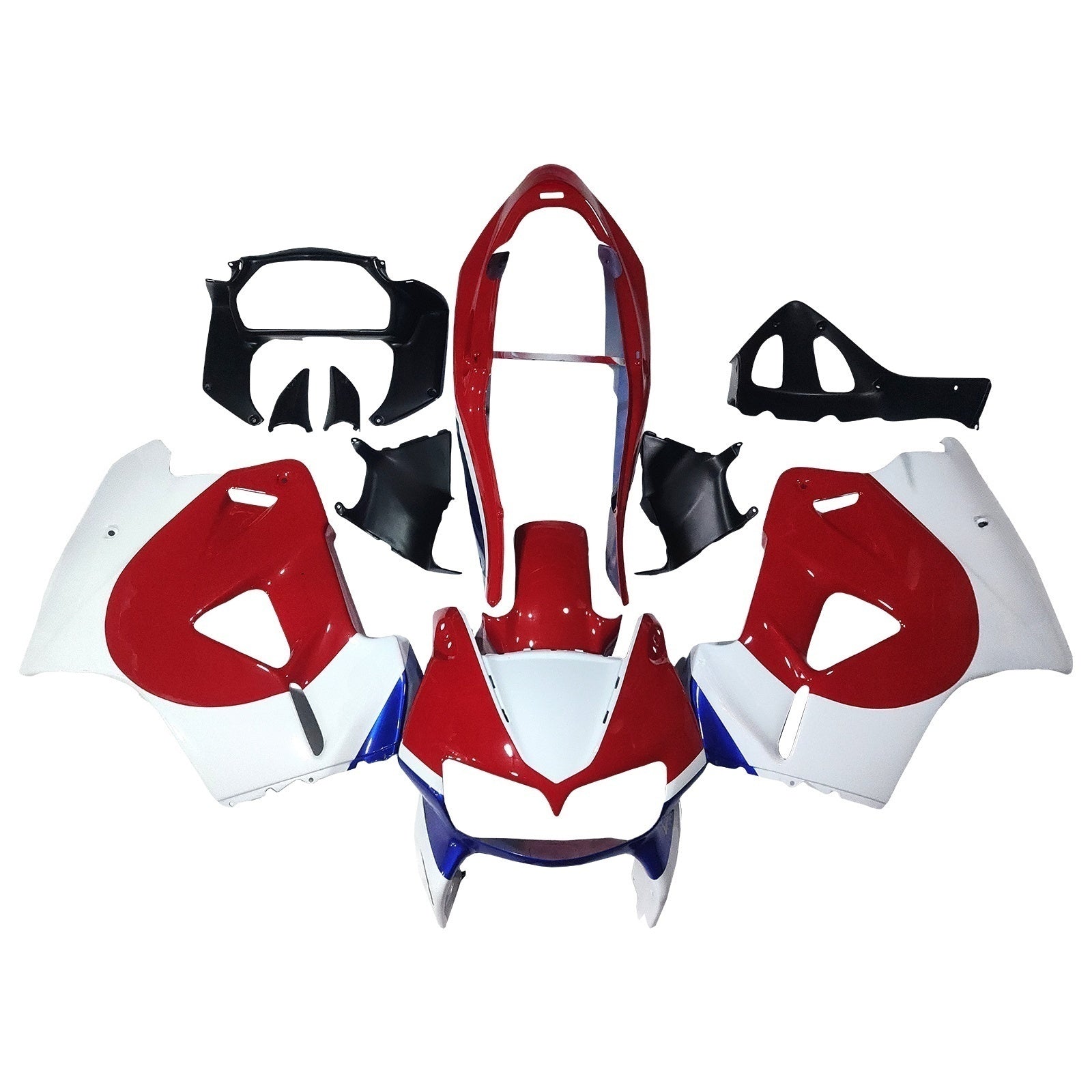 Injection Fairing Kit Bodywork Plastic ABS For Honda VFR800 1998-2001