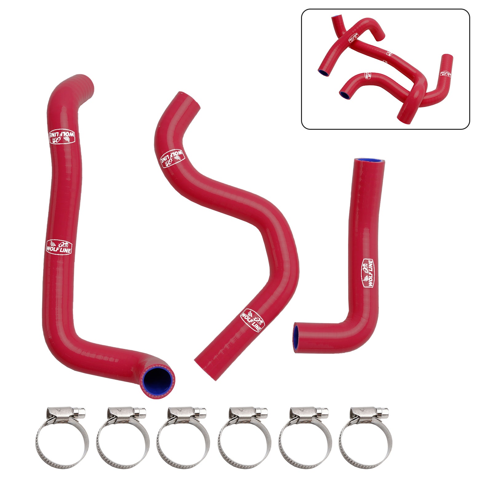 2020-2022 Street Triple 765 R RS Silicone Radiator coolant Hose kit