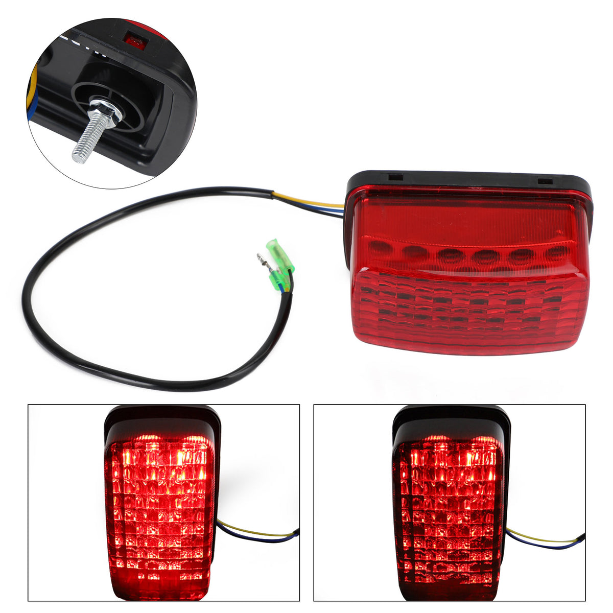 2005-2006 Yamaha Bruin 250 LED Tail light Red Generic