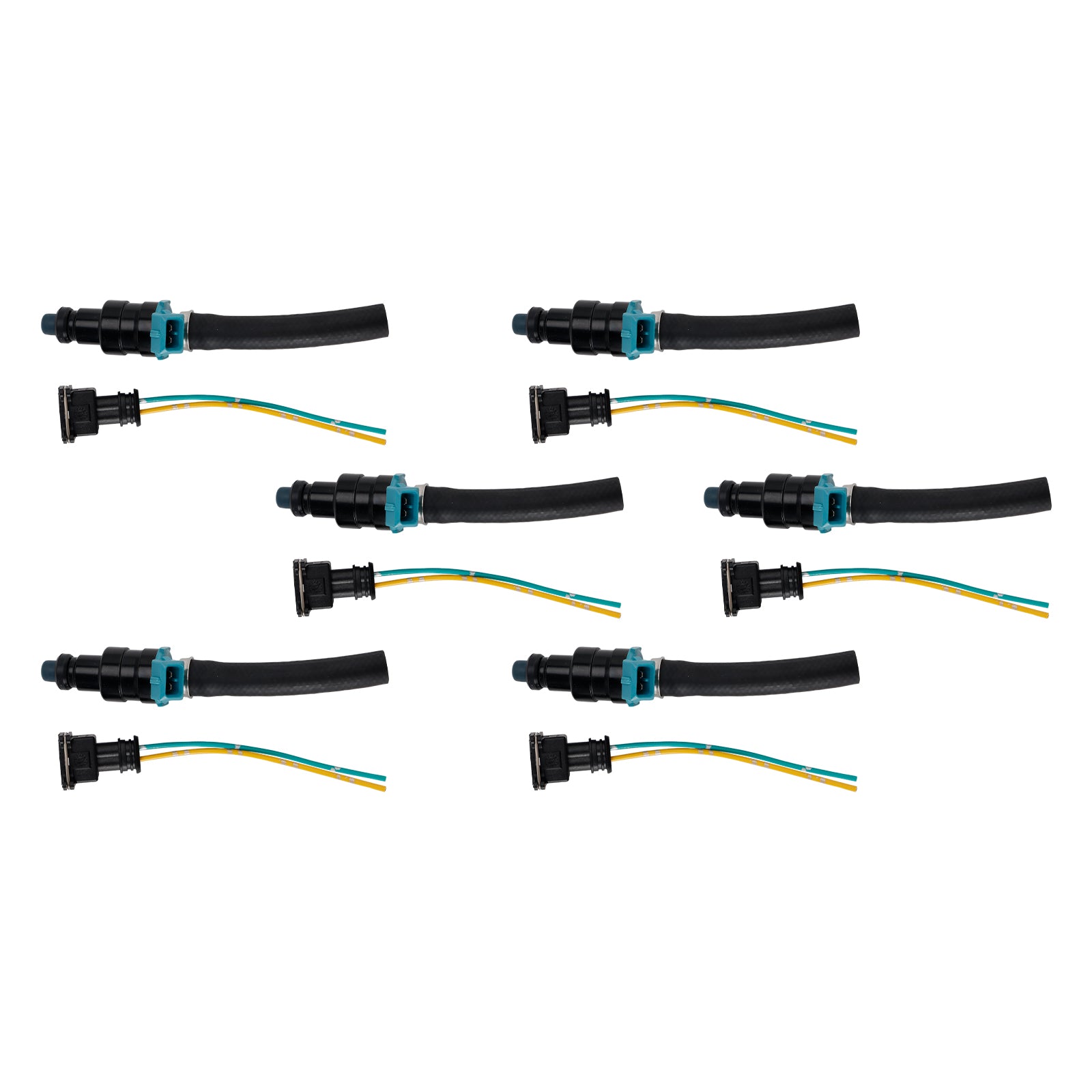 Mercedes-Benz 280SEL 450SE 280SEL 4.5L V8 6PCS Brandstofinjector 0280150036