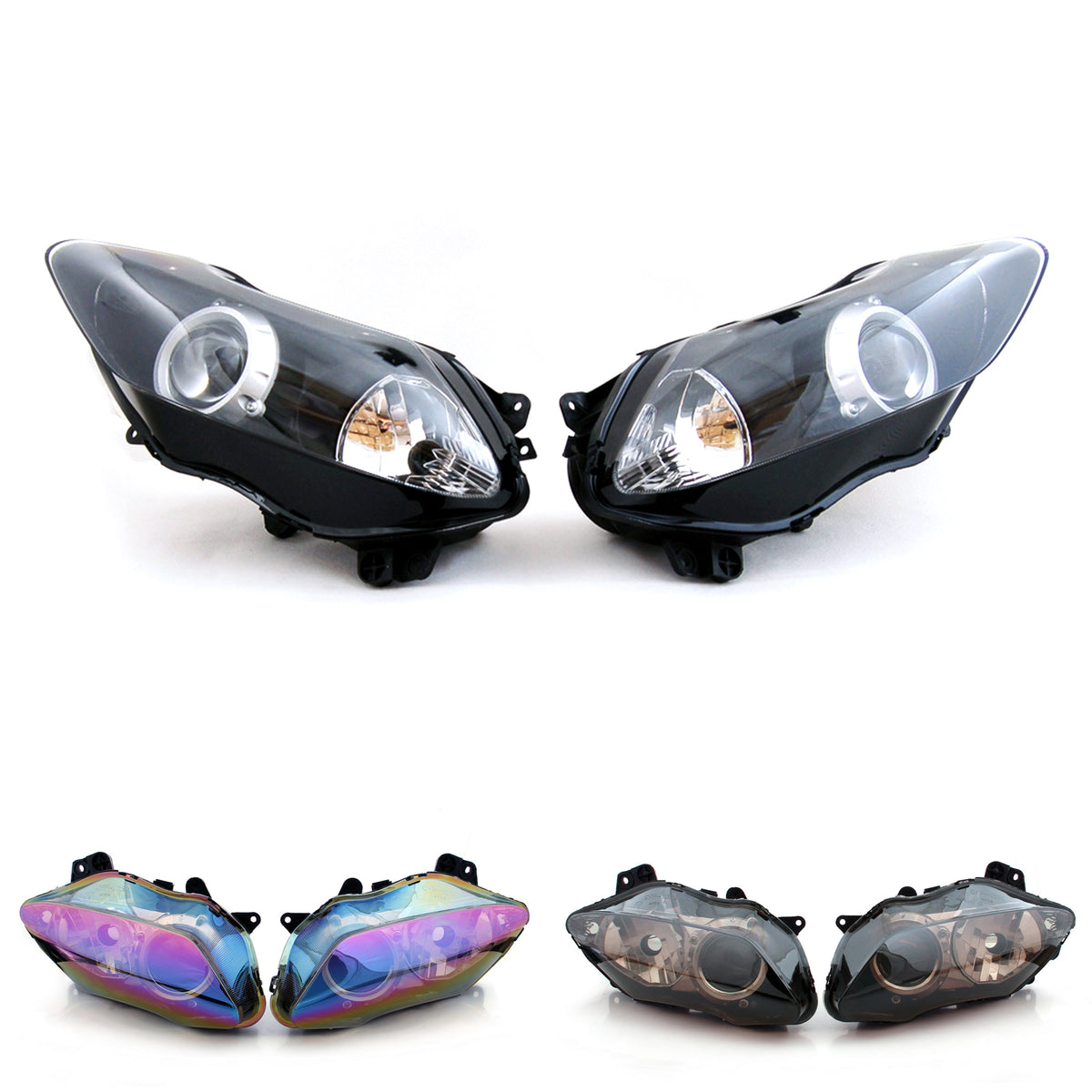 2007-2008 Yamaha YZF R1 1000 Front Headlight Grille Headlamp Protector Smoke Generic