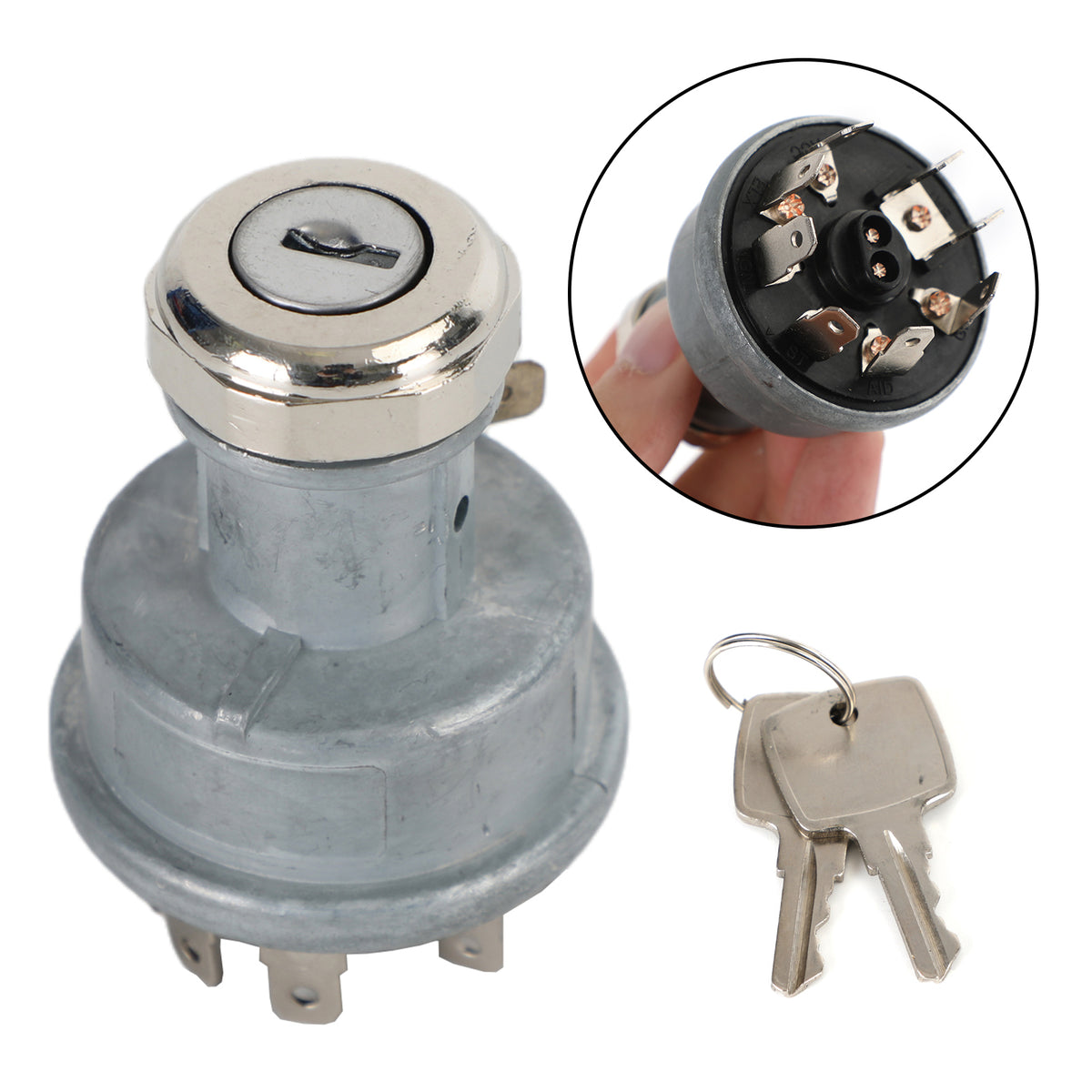 John Deere Tractor 5200 Ignition Switch W/2 Keys RE45963 Generic
