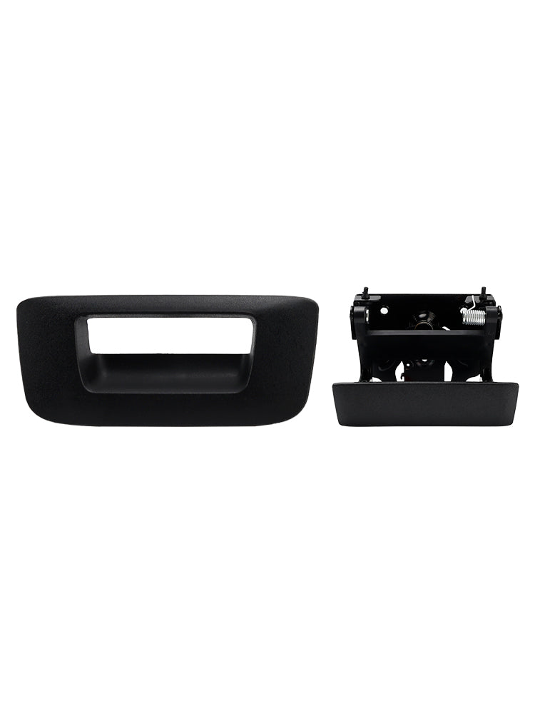 Tailgate Handle Set of 2 Exterior Black For Chevrolet Silverado 1500 2007-2013