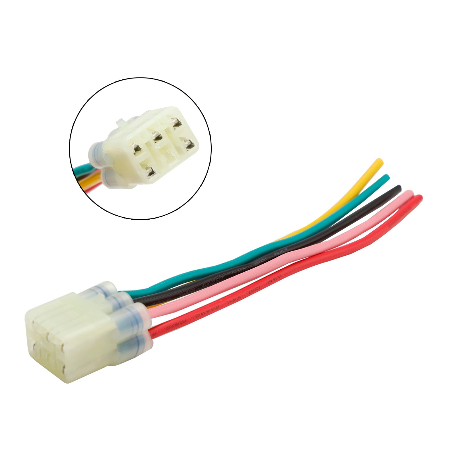 Ajuste do plugue do conector do retificador regulador para Kymco ATV MXU150 05-14 MXER 150 02-11