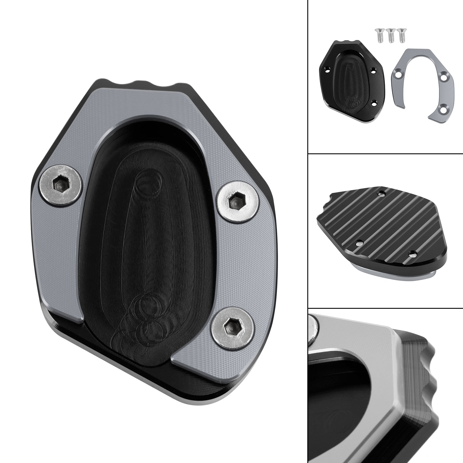 Kickstand Enlarge Plate Pad fit for speed twin 1200 19-21 thruxton 1200/R 16-19