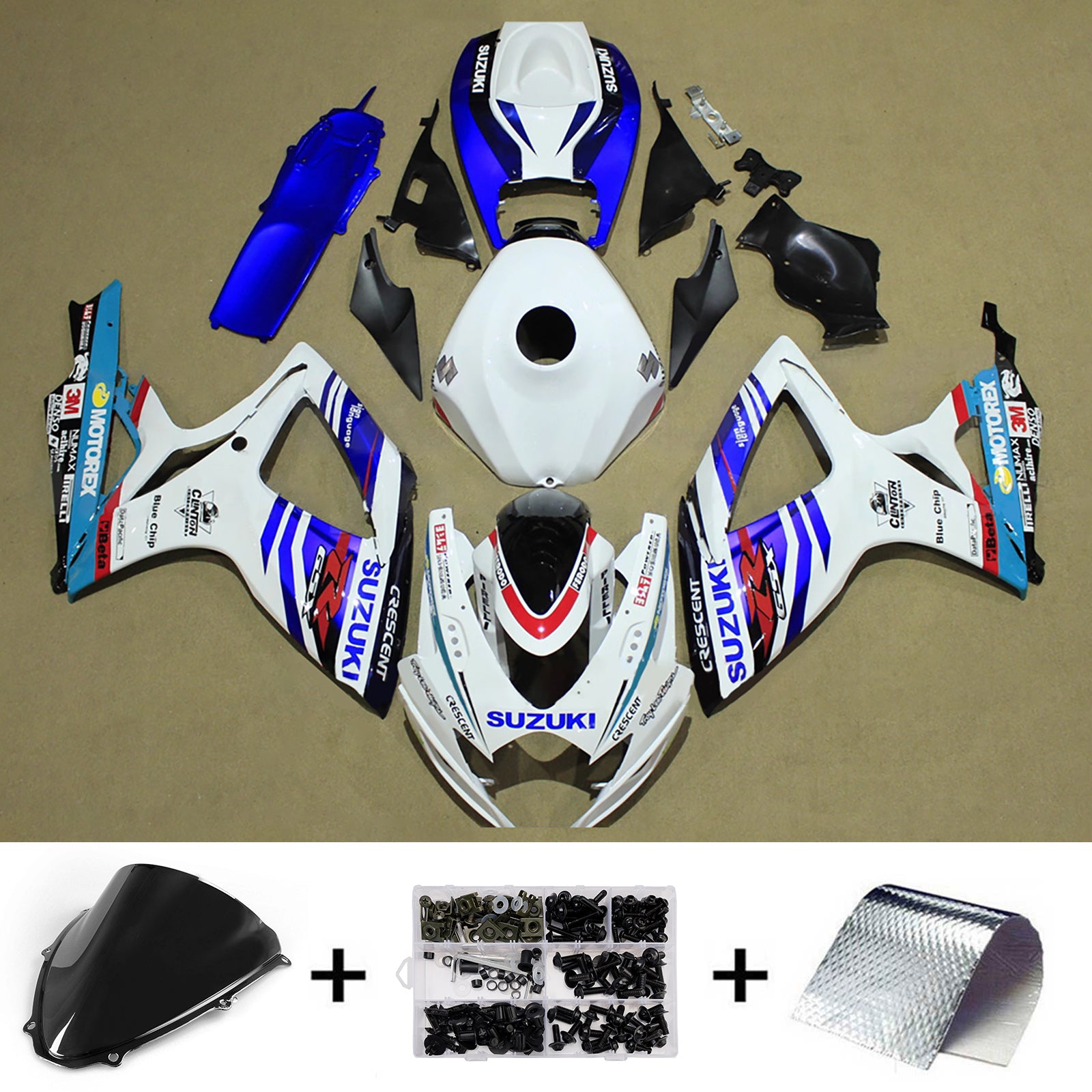 Injection Fairing Kit Bodywork Plastic ABS For Suzuki GSXR 600/750 2006-2007 K6
