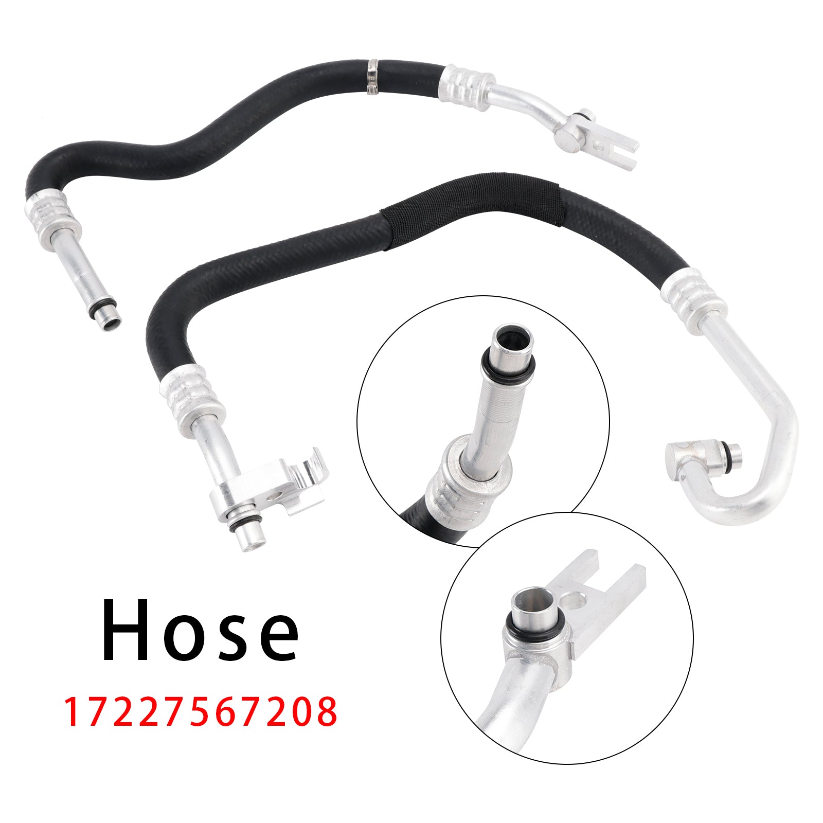 2009-2012 for BMW 3 Series sedan version (E90 facelift) Inlet Outlet Engine Oil Cooler Lines Kit 17227567208