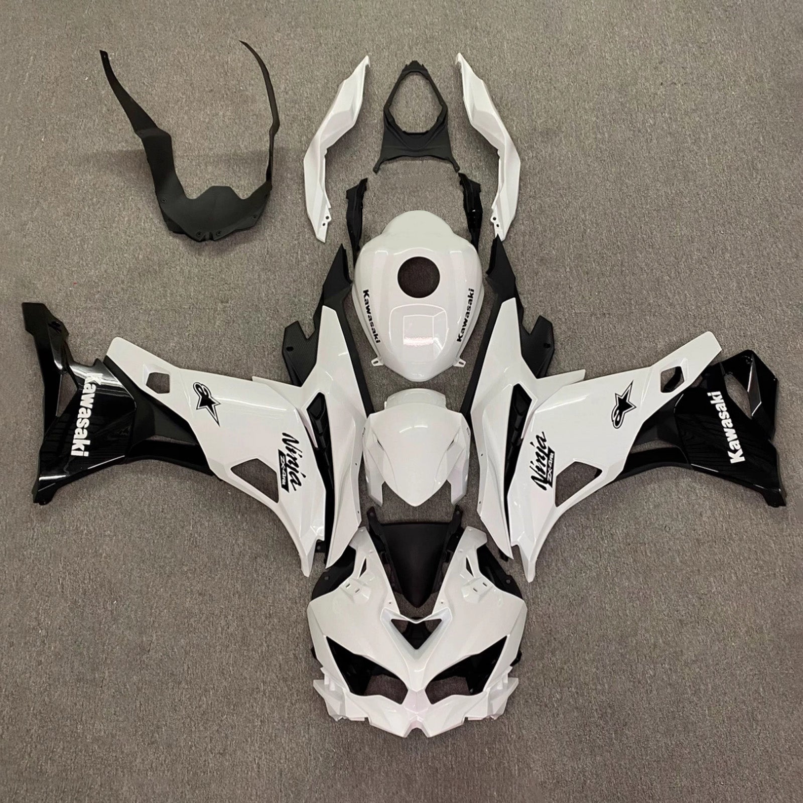 Kit carenatura iniezione adatto per Kawasaki Ninja ZX-25R ZX-4R ZX-4RR 2019-2025
