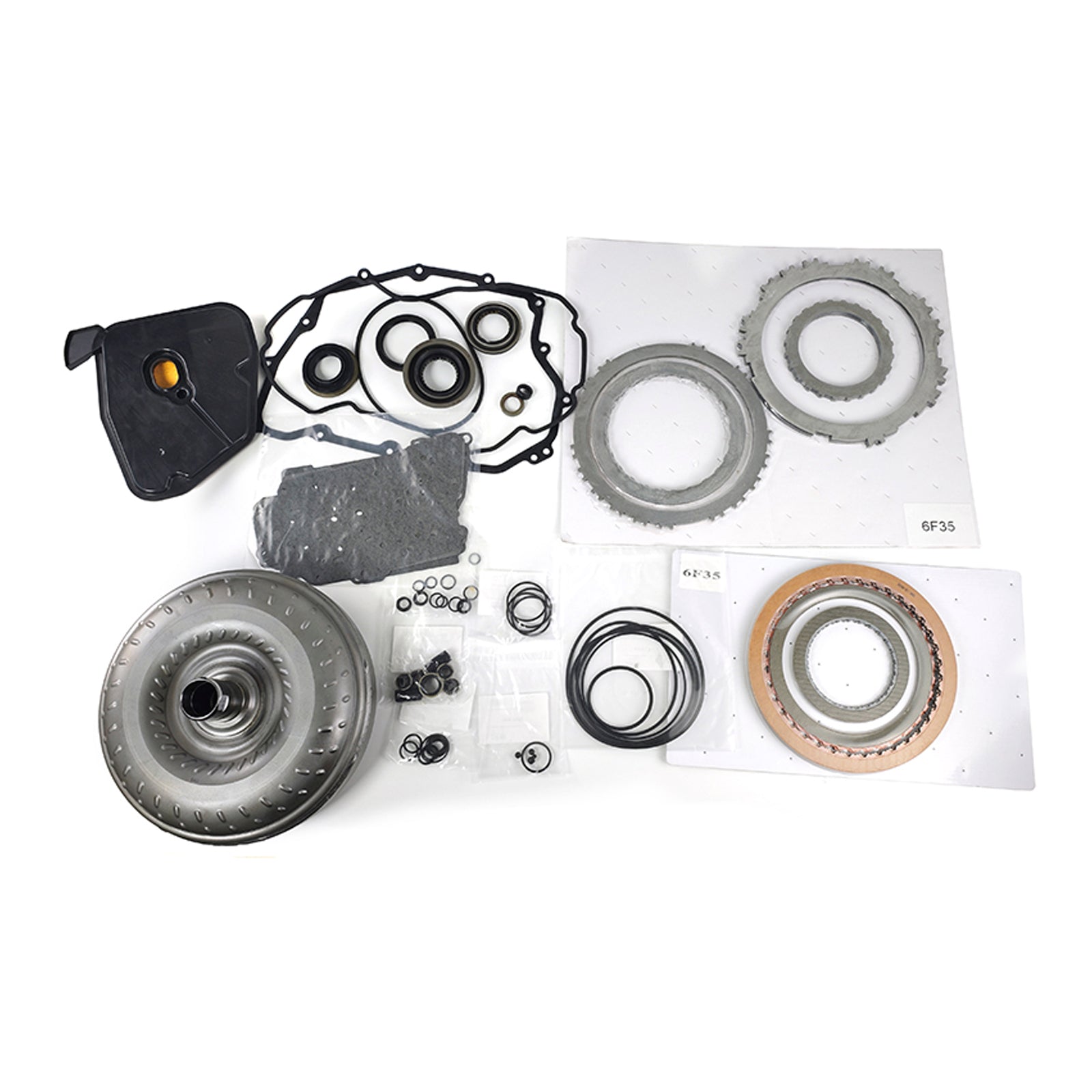 Kit de reconstrucción de transmisión Ford 2.5L 6F35 de 2013 en adelante con convertidor de torsión