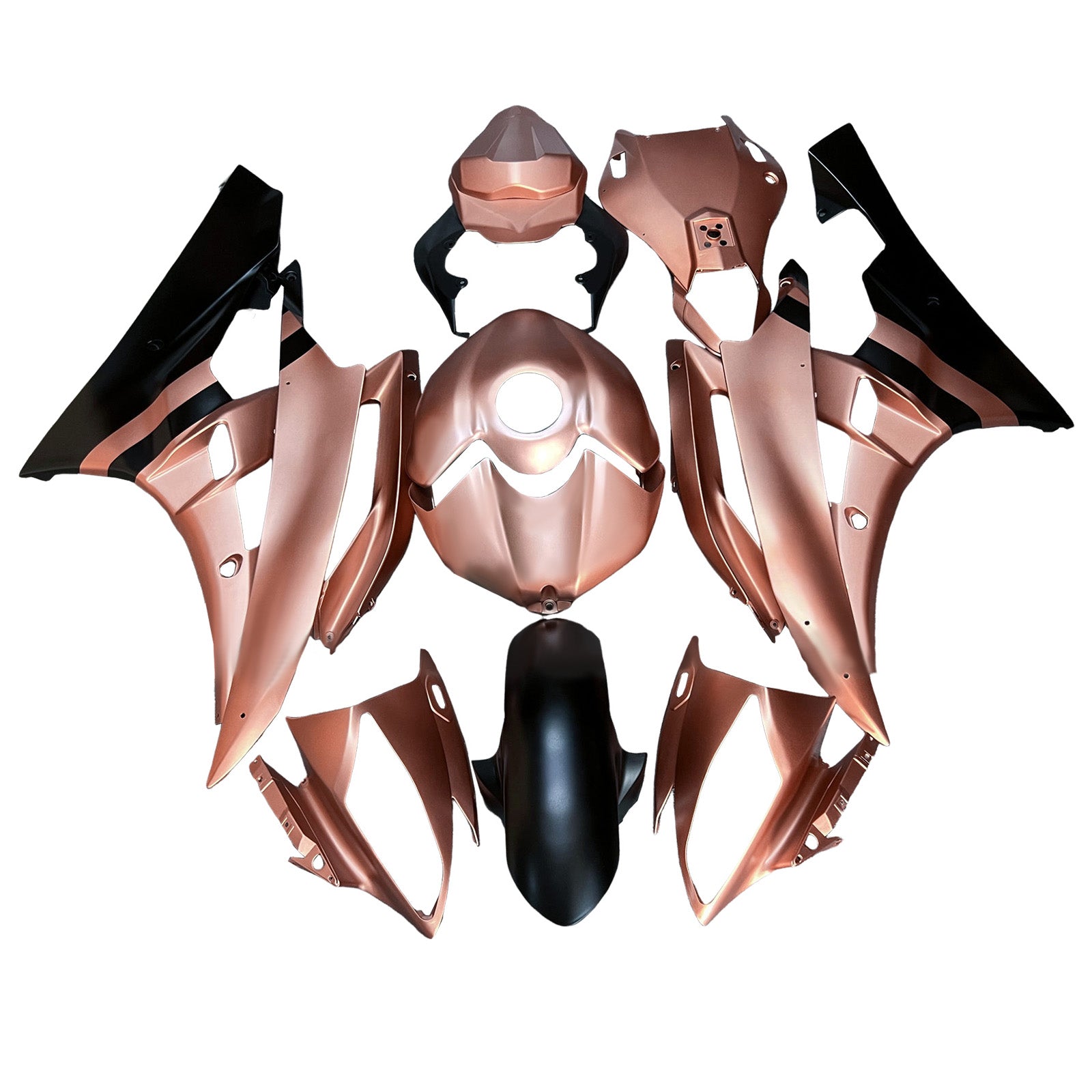 Kit de carénage d'injection carrosserie plastique ABS pour Yamaha YZFR6 YZF-R6 2006-2007