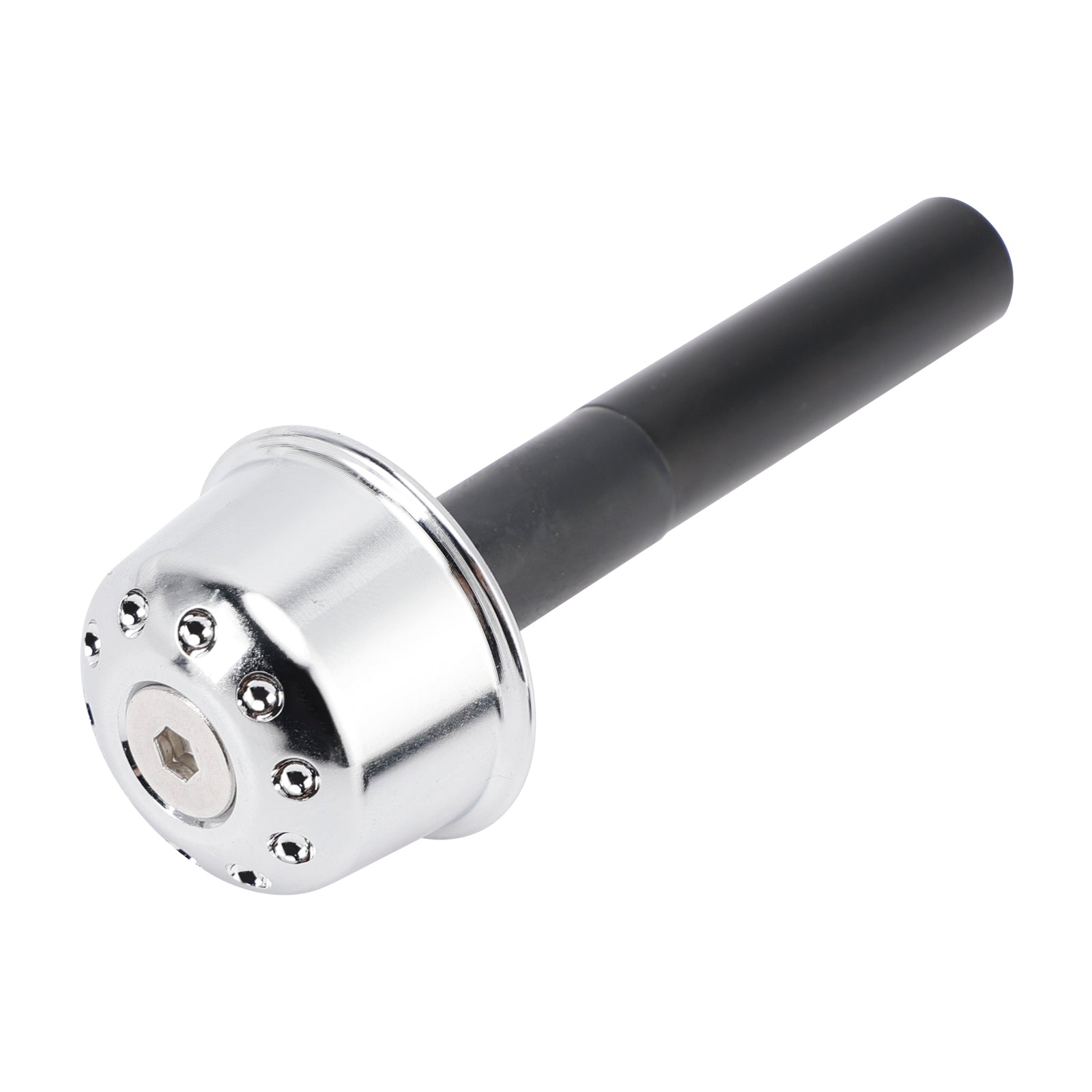 Embouts de guidon CNC argentés pour Kawasaki Eliminator 500 450 400 W800