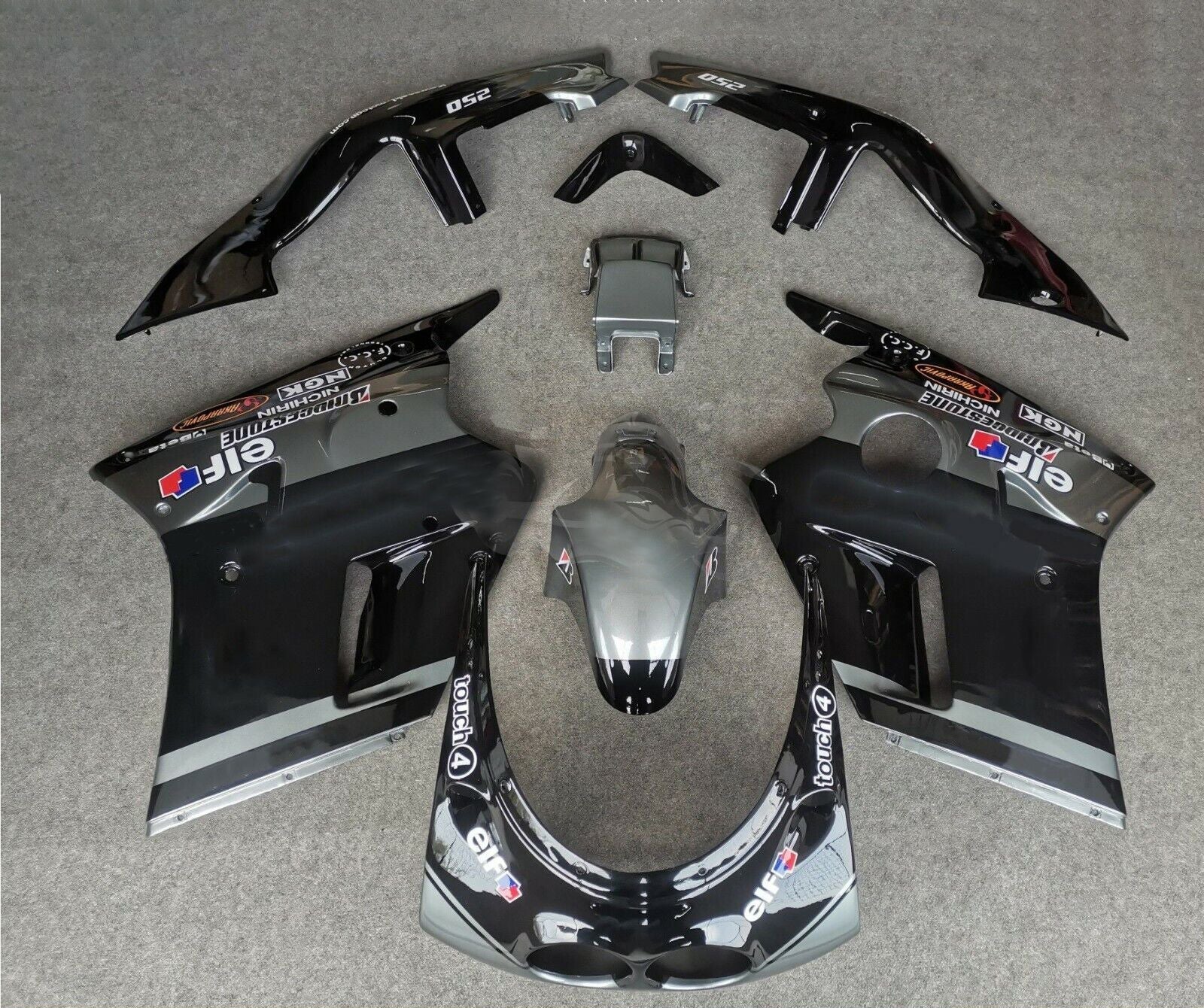 1989-1990 KAWASAKI ZXR250 AMOTOPART INJECTION FAIRING Kit Bodywork ABS # 103