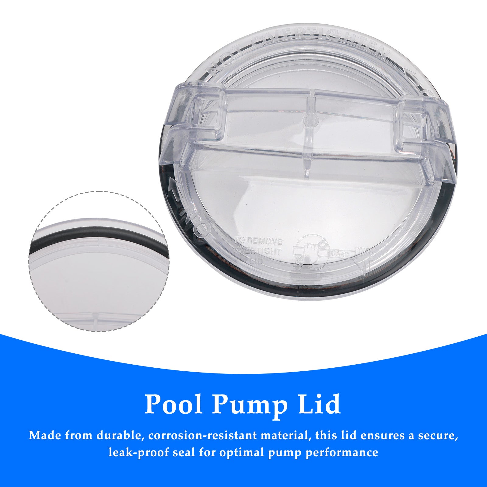 For CMP 25304-000-020 Sta-Rite Replacement Dura Glass Pump Lid C3-139P1