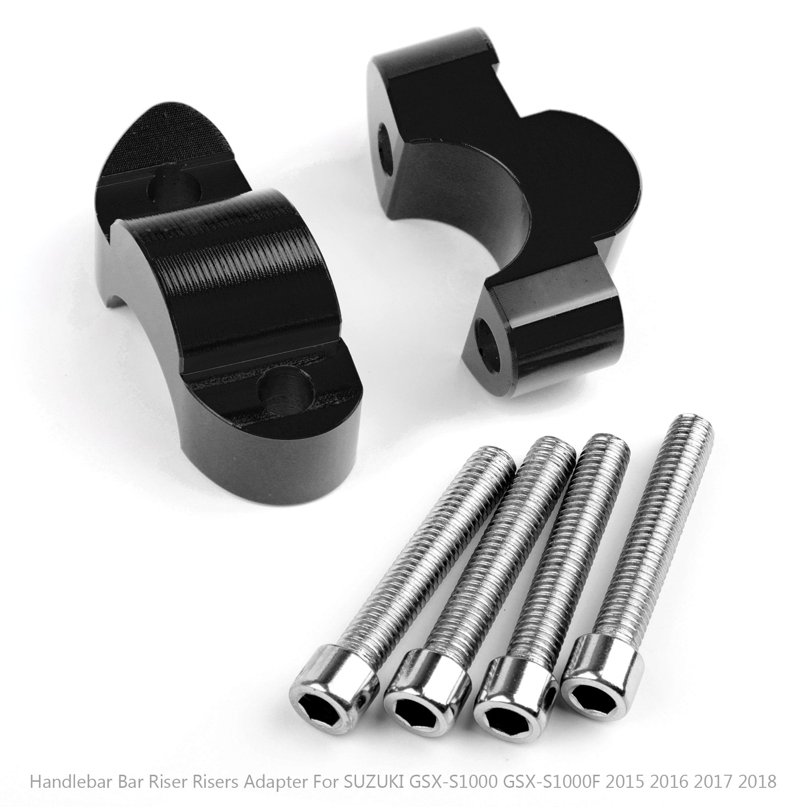 Rehausseurs de guidon pour Suzuki GSX-S1000 et GSX-S1000F (2015-2018) 1" Barre 20 mm noire