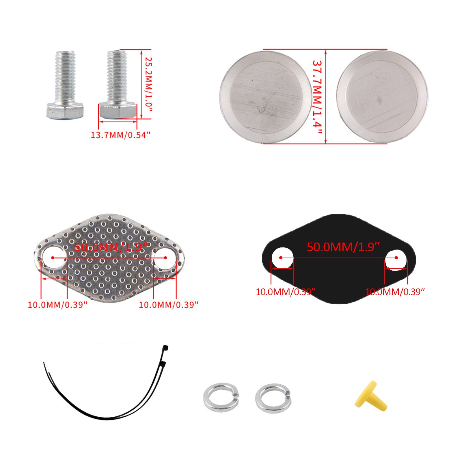 EGR-klepreparatieset voor BMW M47N2 M57N2 E60 E61 320d 330d 525d 530d 535d Generiek