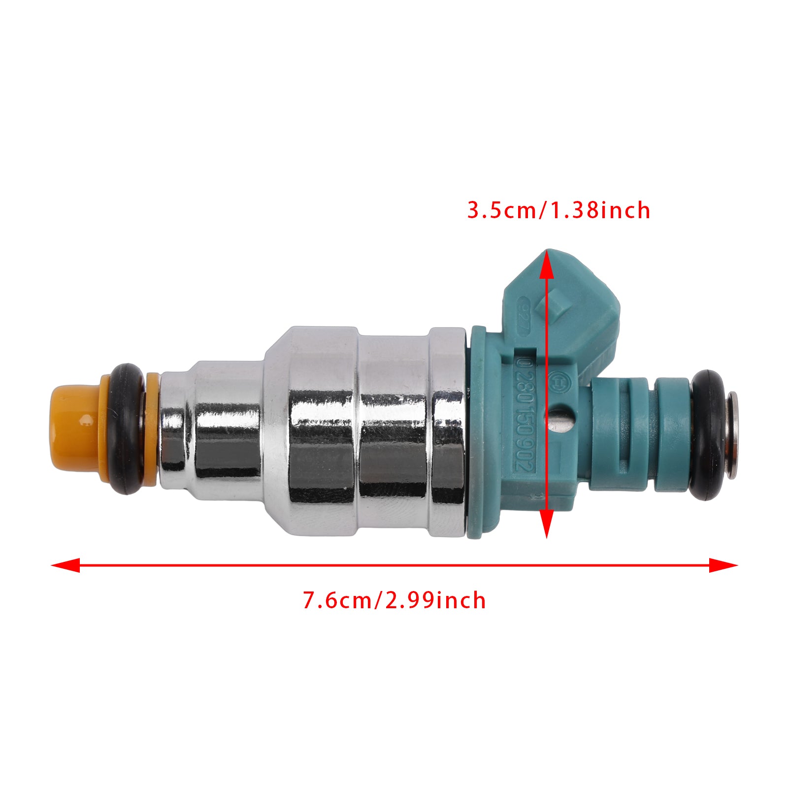 4Pcs Fuel Injector For Volkswagen Golf Cabriolet Jetta Fox 1.8L I4 0280150902