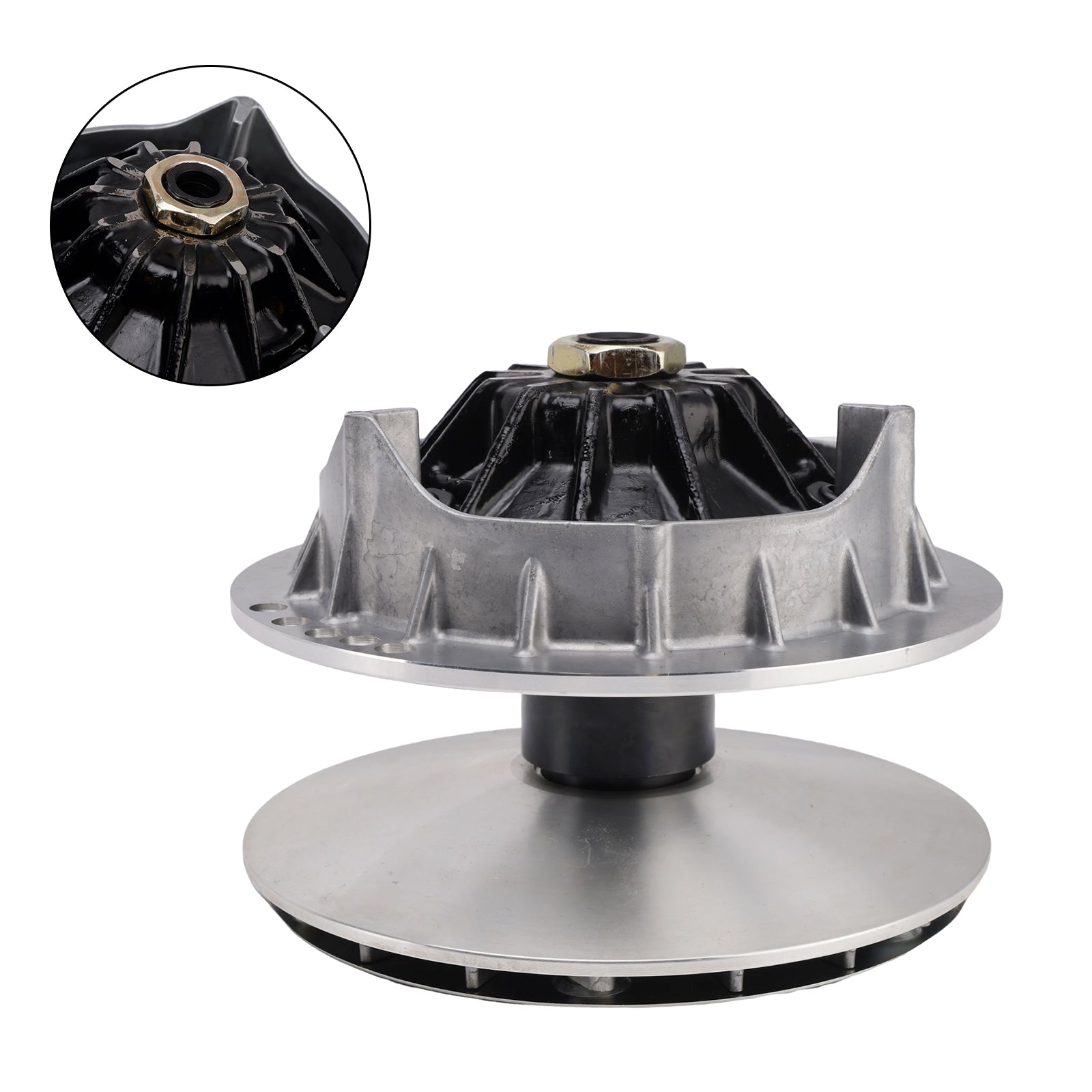 Rear Variator Secondary Driven Clutch Lu104071 For Segway At5 Atv Snarler At6 S