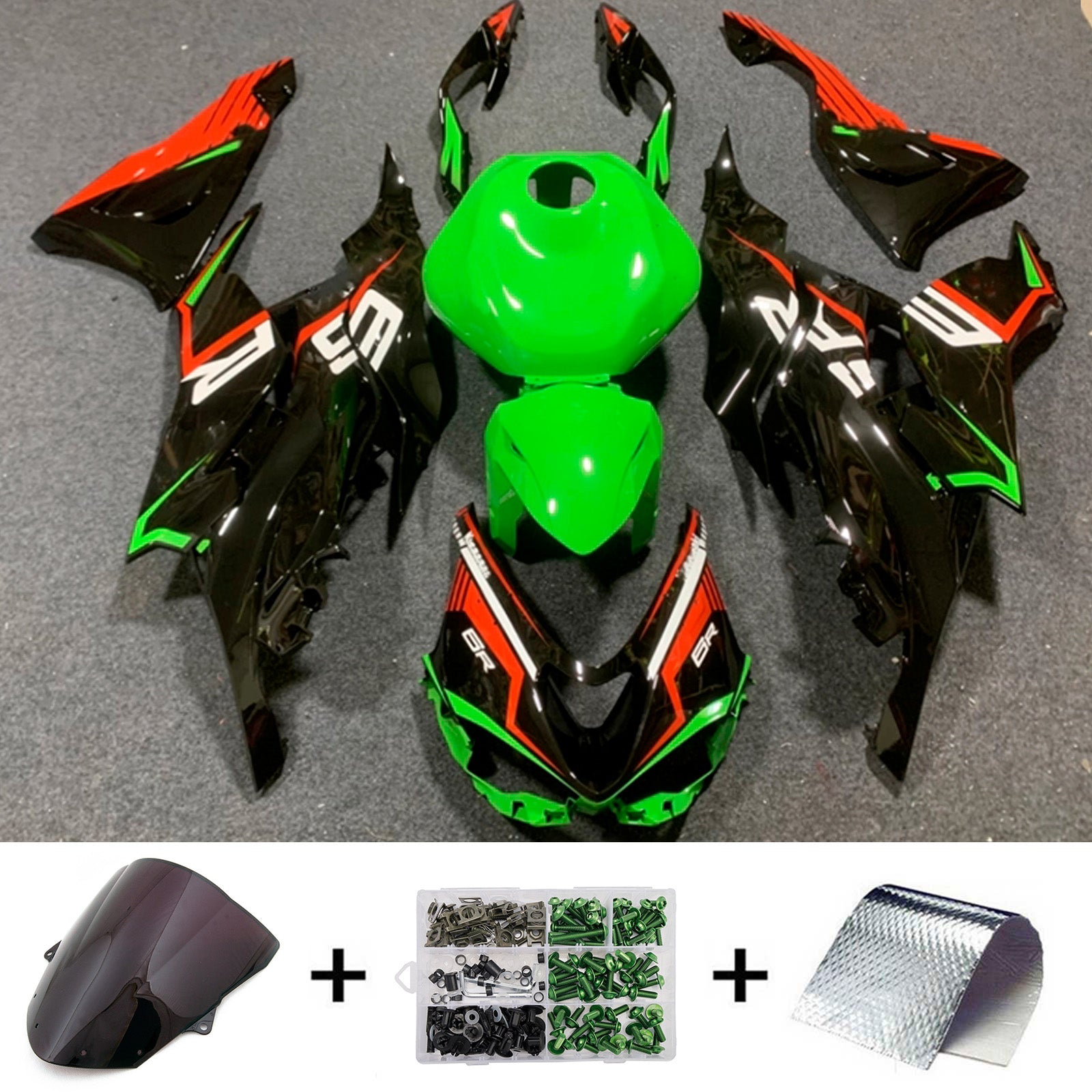 Injection Fairing Kit Bodywork Plastic ABS fit For Kawasaki ZX-6R 2024-2025