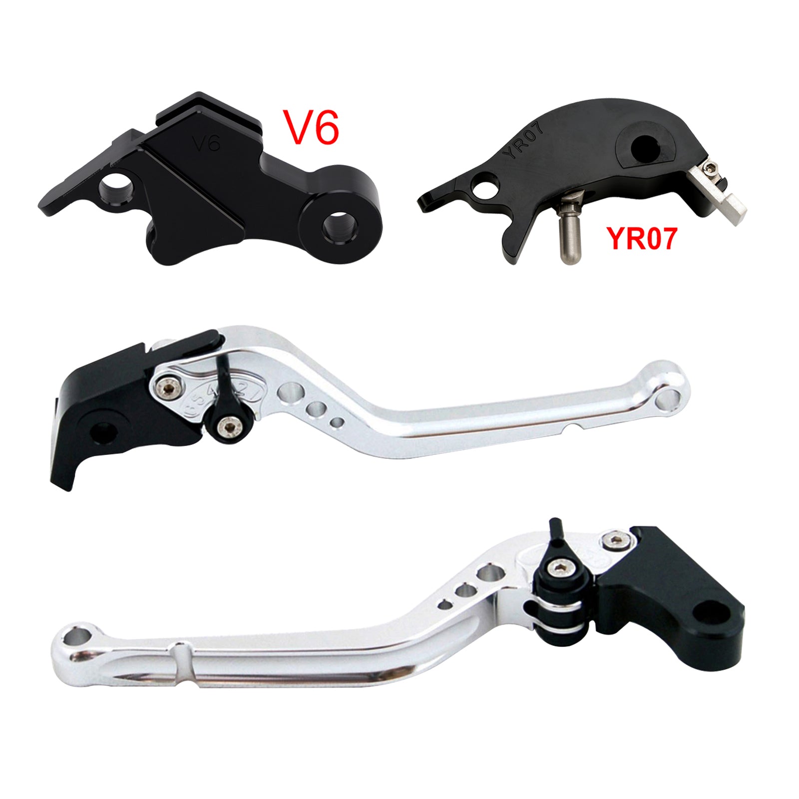 Lång kopplingsbromsspak passar för YAMAHA XSR900 XSR900GP MT-09 MT-09SP 2024-2025