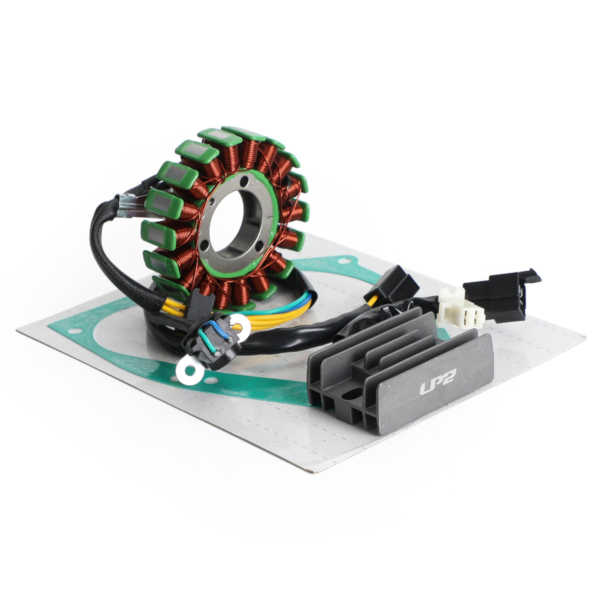 1998-2011 Suzuki GZ125 Marauder Magneto Stator+Voltage Rectifier+Gasket Generic