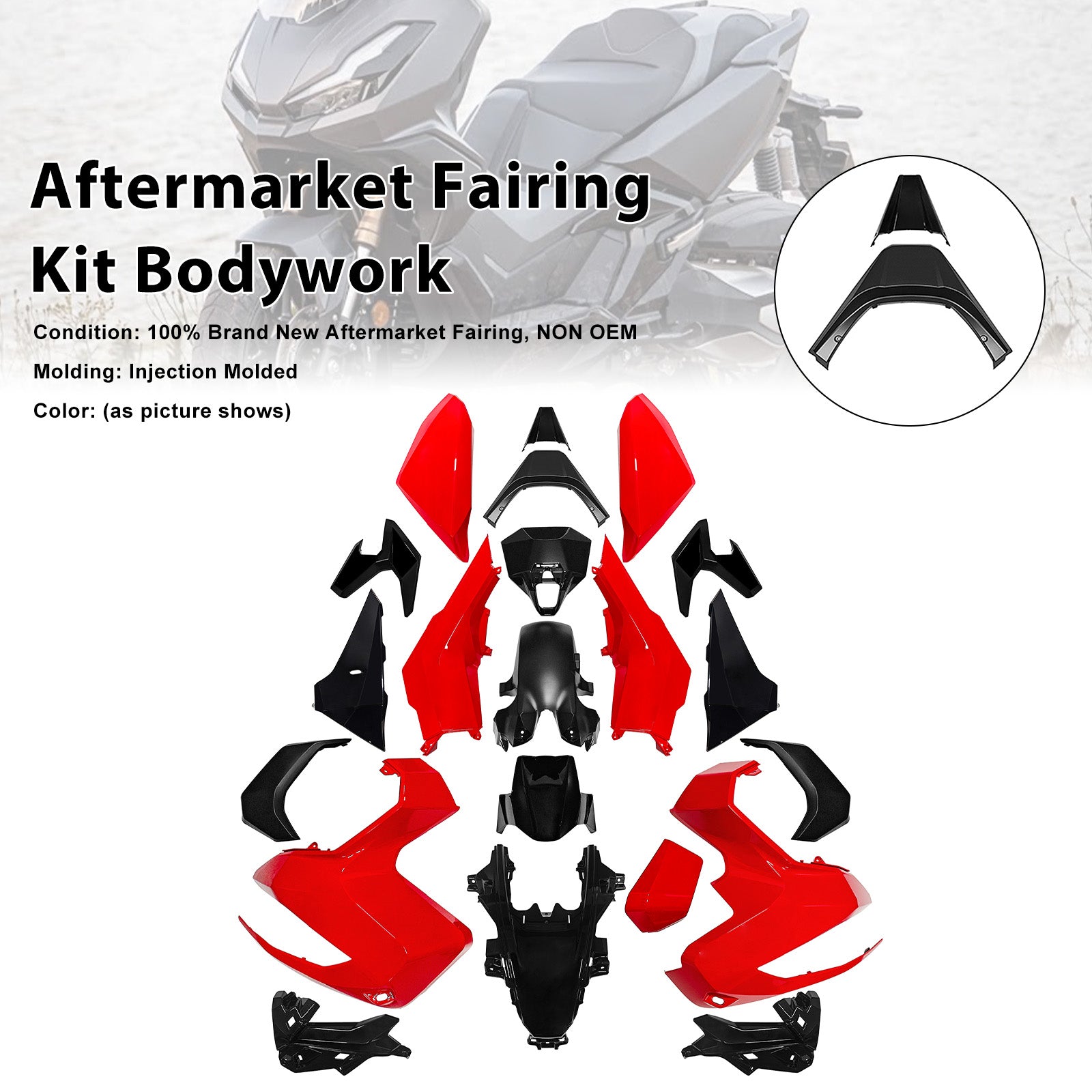 Injection ABS Plastic Bodywork Fairing Kit for Honda ADV350 2022-2025