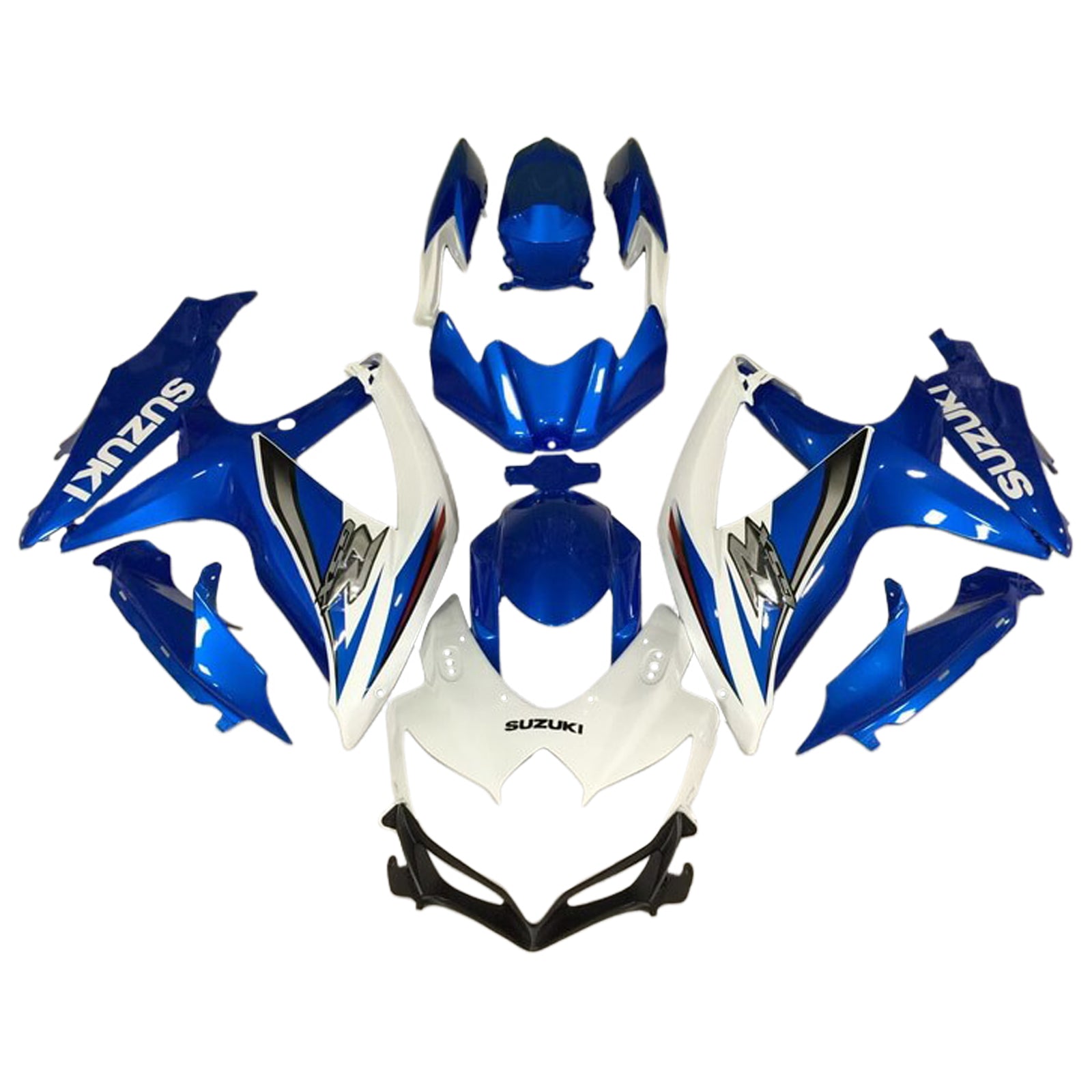 2008-2010 Suzuki GSXR 600/750 K8 Injection Fairing Kit Bodywork Plastic ABS