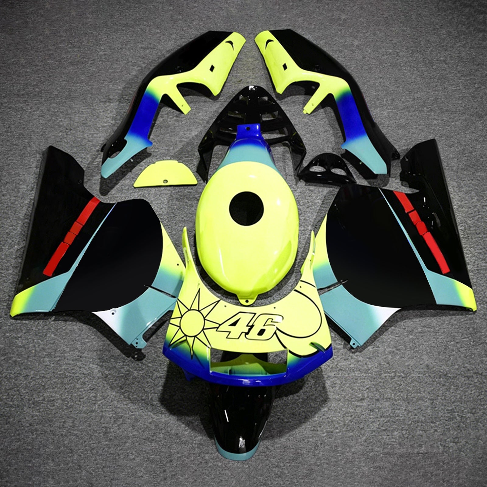 Injection Fairing Kit Bodywork Plastic ABS For Honda NSR250 PGM-4 1994-1996